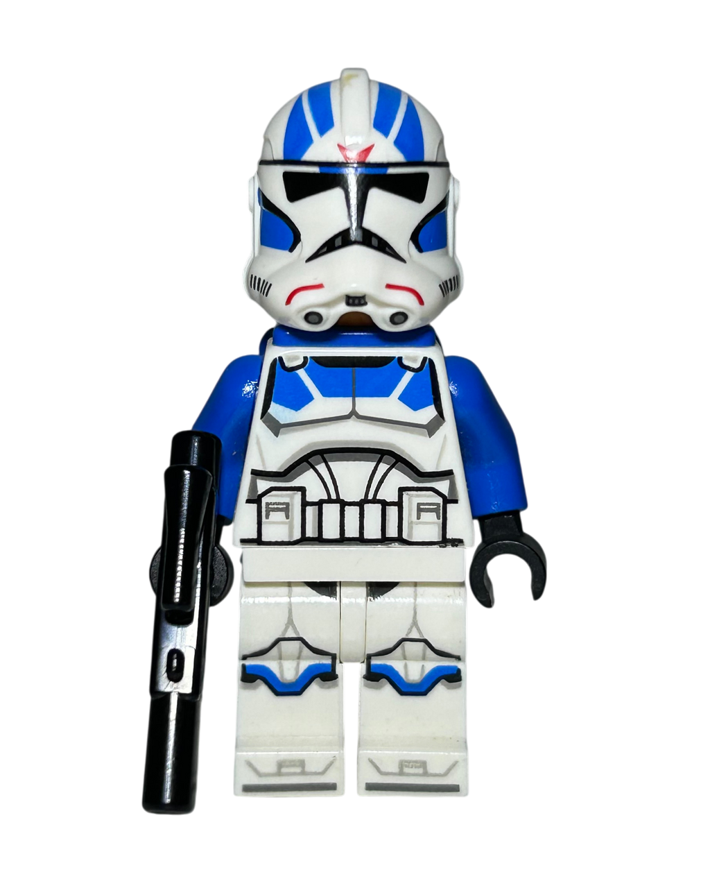 Jetpack Trooper der 501 SW1093 LEGO Star Wars Minifigur Vorderansicht brick2d2