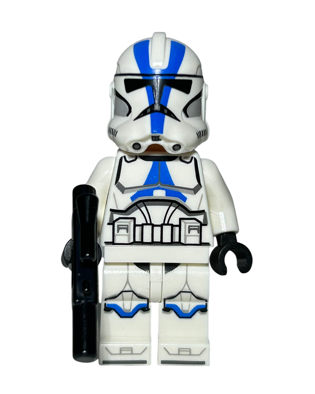 Clone Trooper der 501 ohne Helmlöcher SW1094 LEGO Star Wars Minifigur Vorderansicht brick2d2