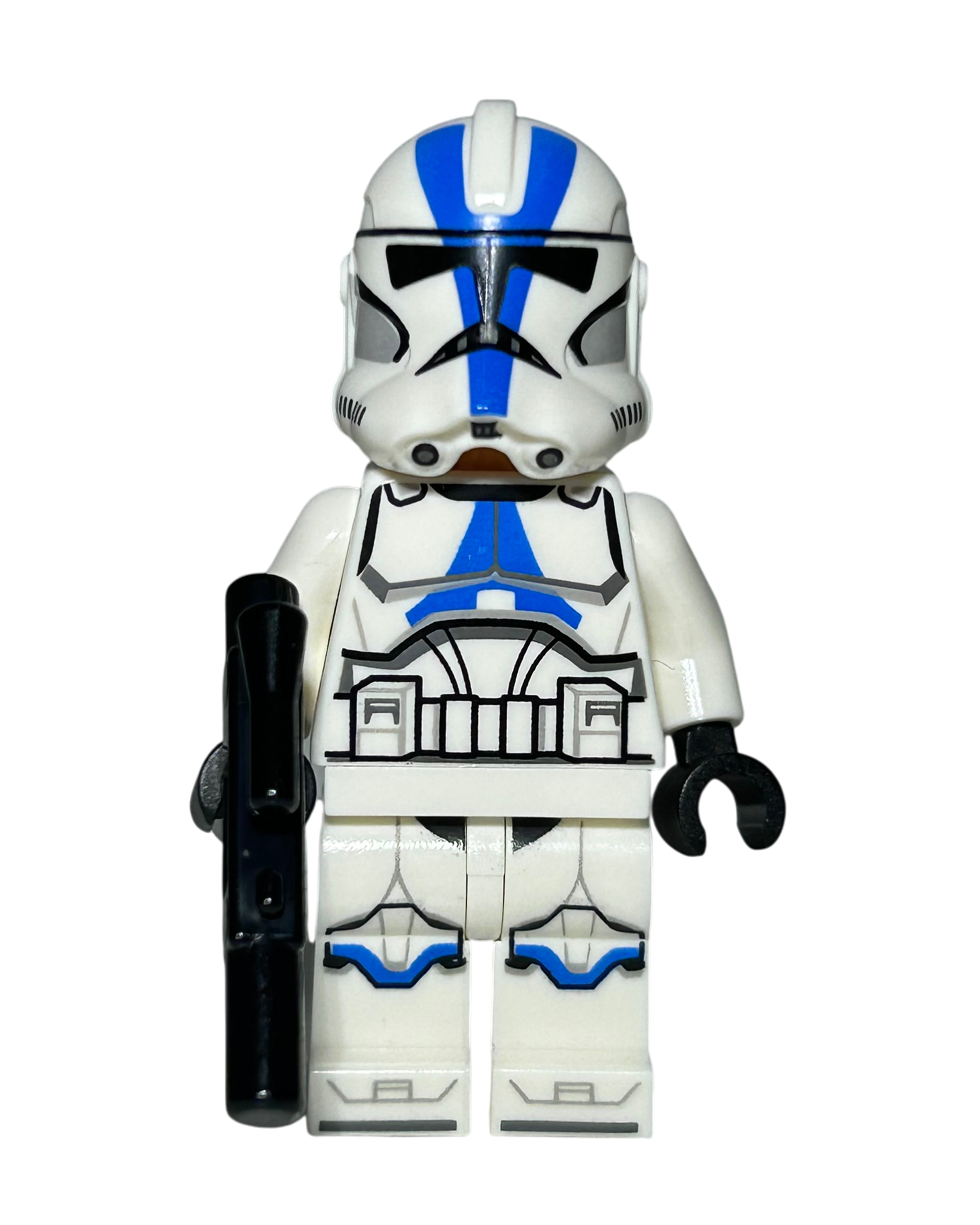 Clone Trooper der 501 ohne Helmlöcher SW1094 LEGO Star Wars Minifigur Vorderansicht brick2d2