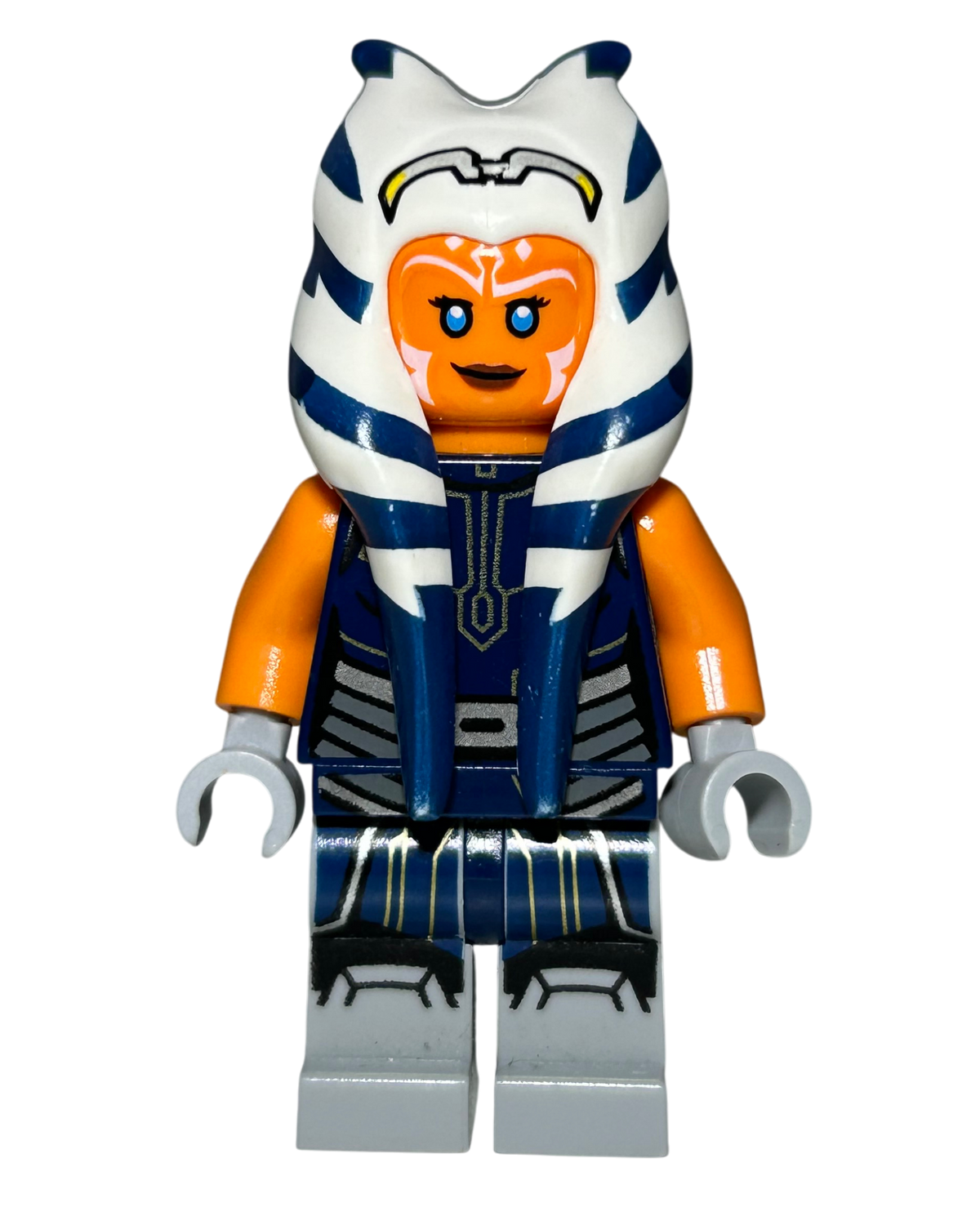 Ahsoka Tano Erwachsen SW1096 LEGO Star Wars Minifigur Vorderansicht brick2d2