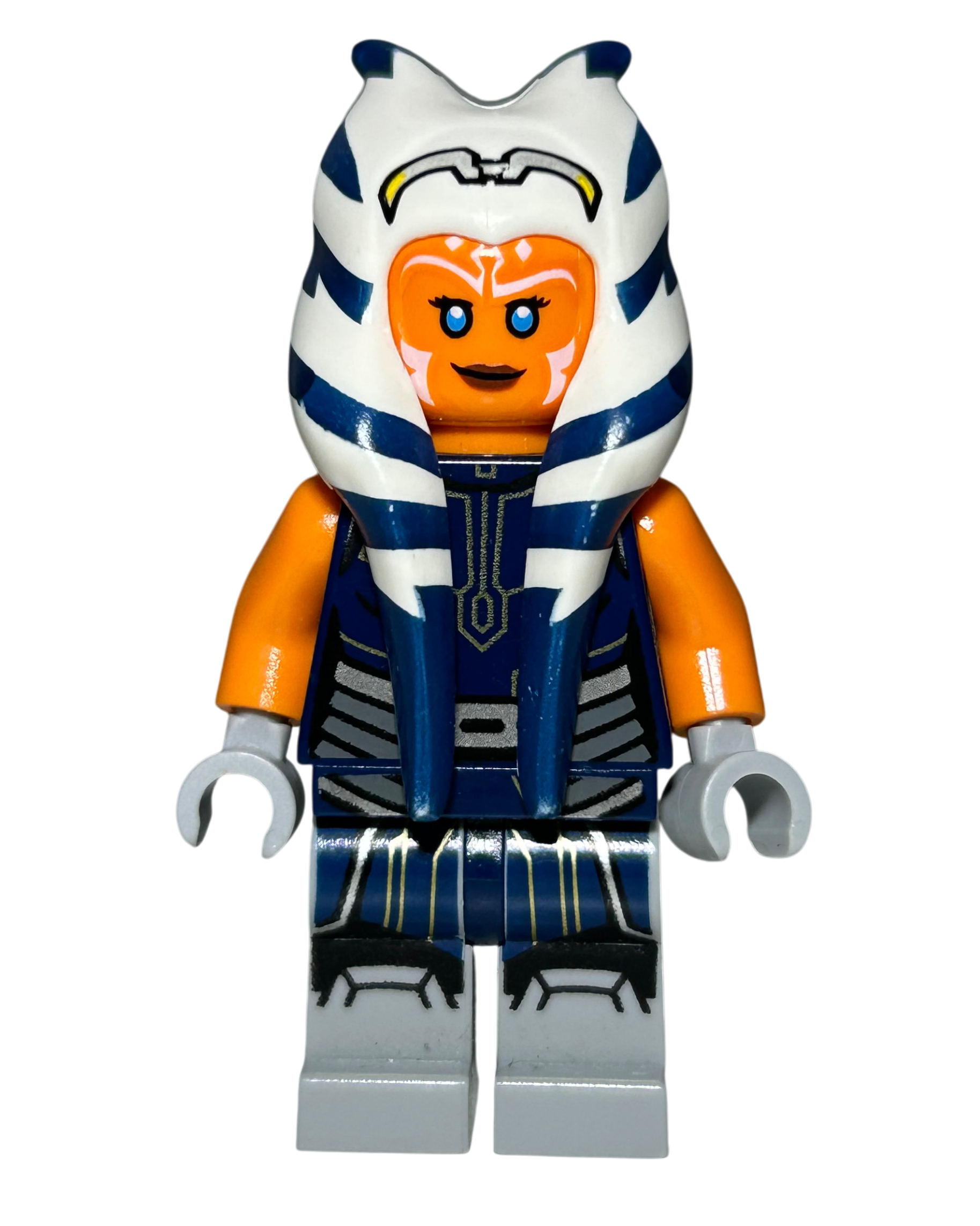 Ahsoka Tano Erwachsen SW1096 LEGO Star Wars Minifigur Vorderansicht brick2d2
