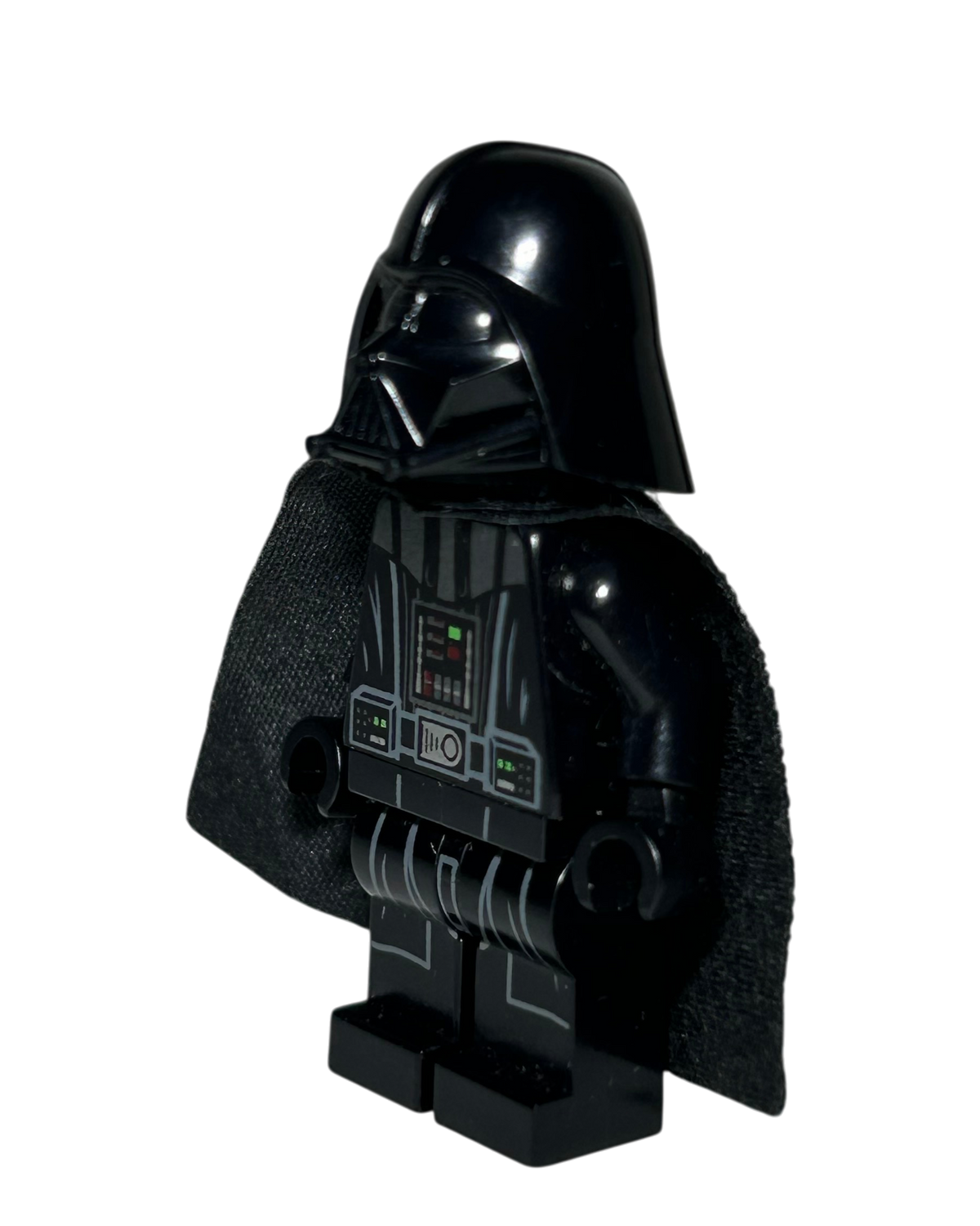 Darth Vader mit Papier Cape SW1106 LEGO Star Wars Minifigur Seitenansicht rechts brick2d2