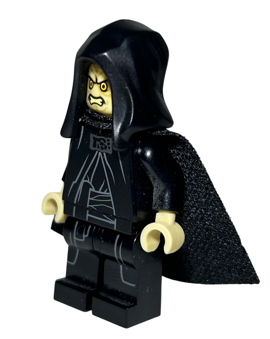 Imperator Palpatine SW1107 LEGO Star Wars Minifigur Seitenansicht rechts brick2d2
