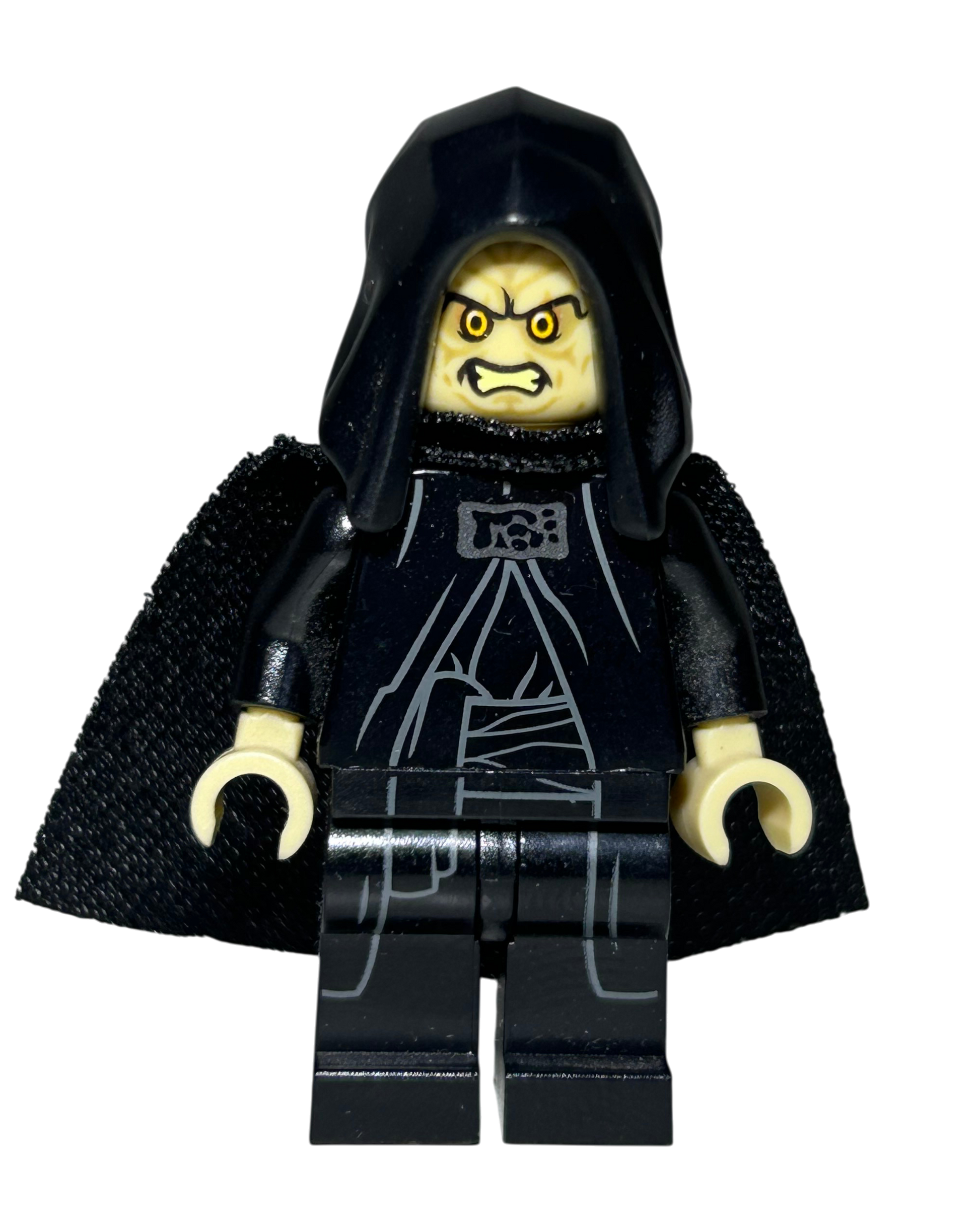 Imperator Palpatine SW1107 LEGO Star Wars Minifigur Vorderansicht brick2d2