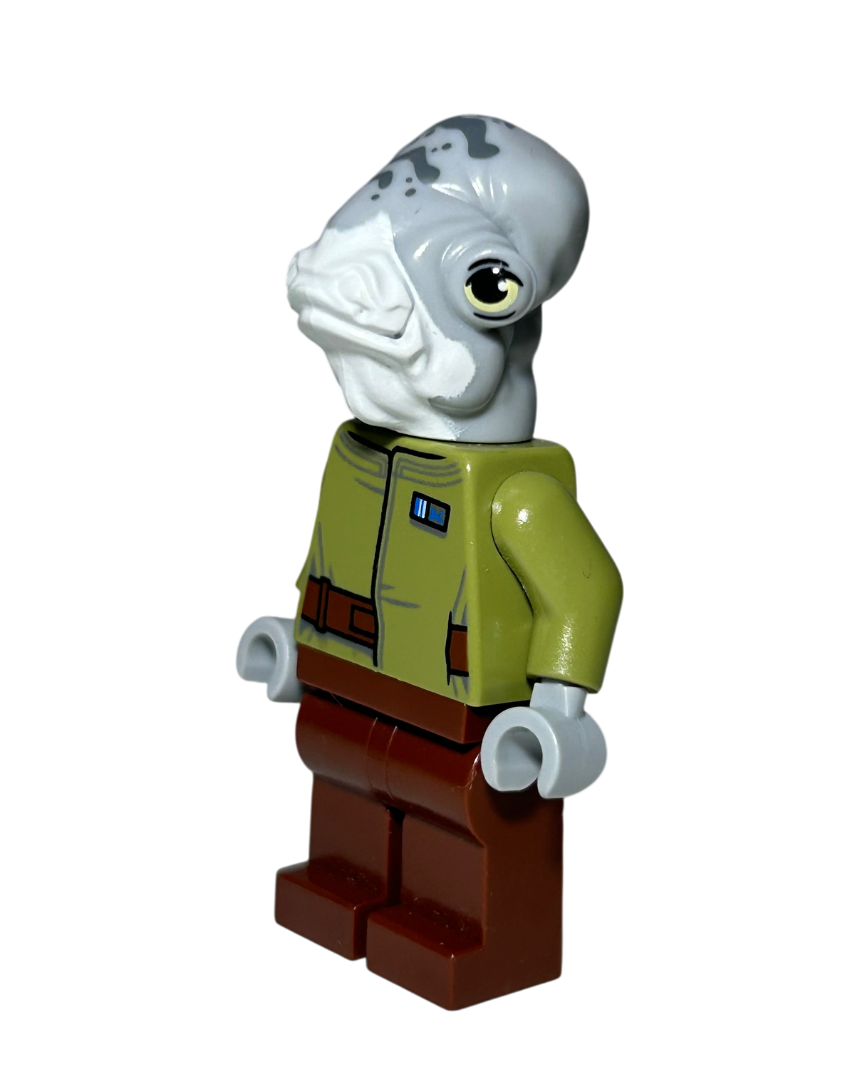 Lieutenant Bek SW1109 Mon Calamari LEGO Star Wars Minifigur Seitenansicht rechts brick2d2