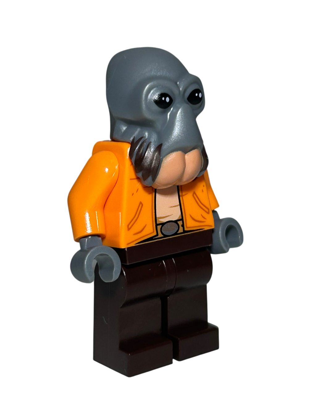 Lego Star Wars Minifigur Ponda Baba SW1124 Seitenansicht links brick2d2
