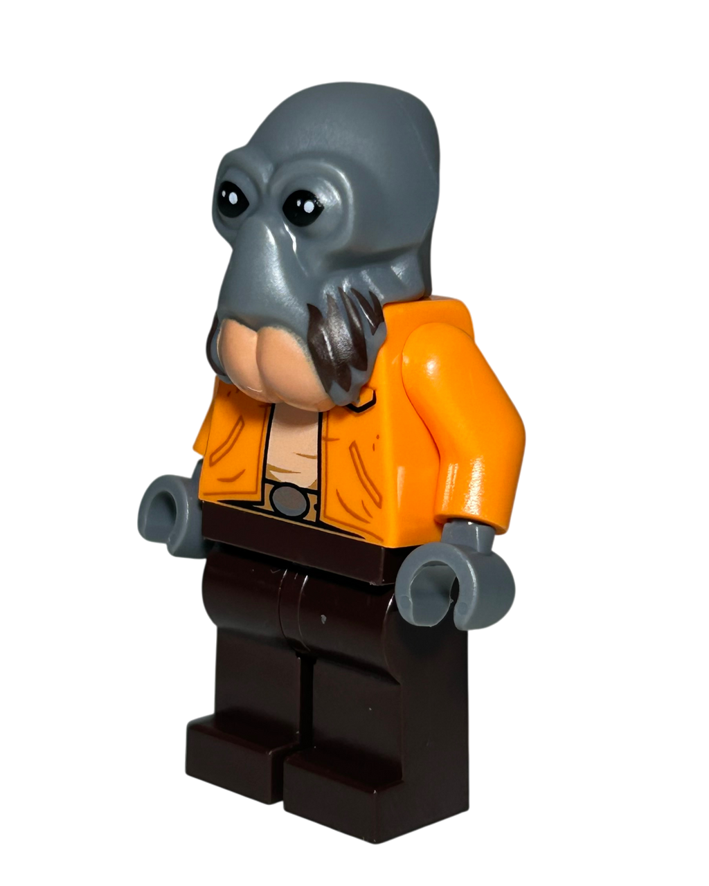 Lego Star Wars Minifigur Ponda Baba SW1124 Seitenansicht rechts brick2d2