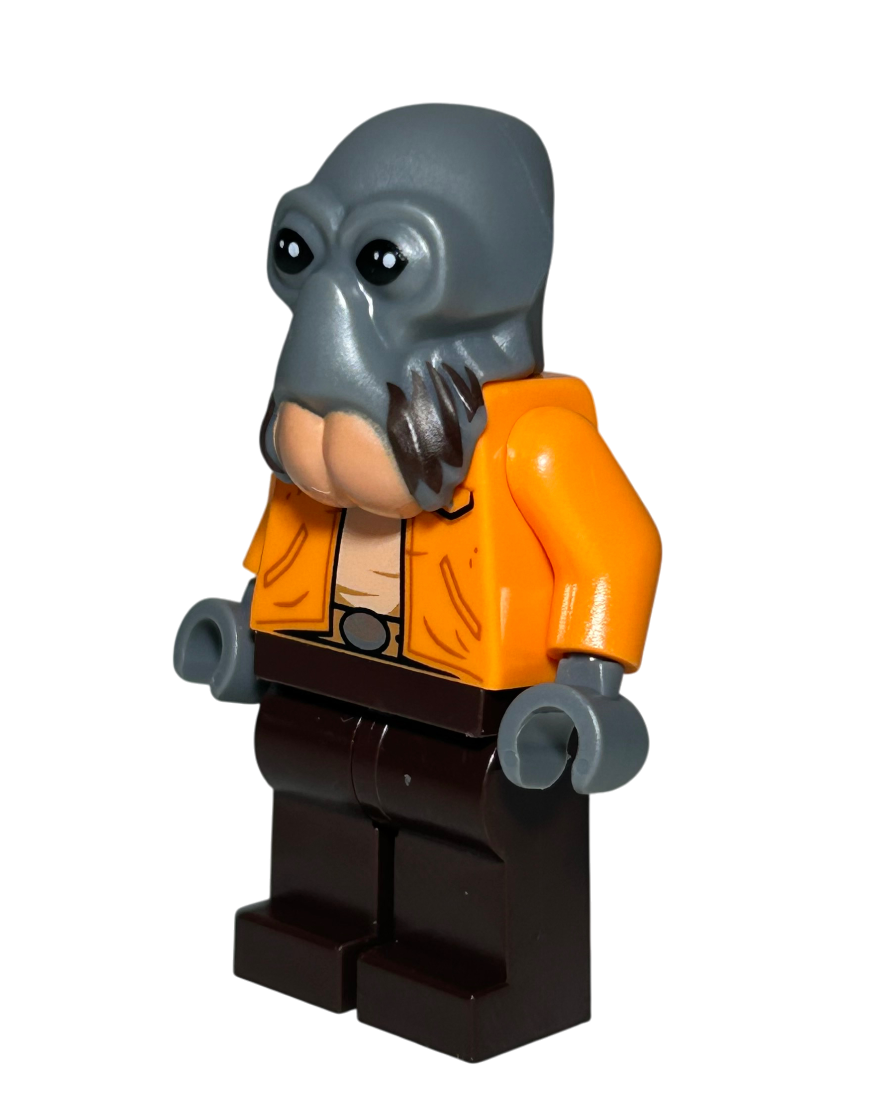 Lego Star Wars Minifigur Ponda Baba SW1124 Seitenansicht rechts brick2d2