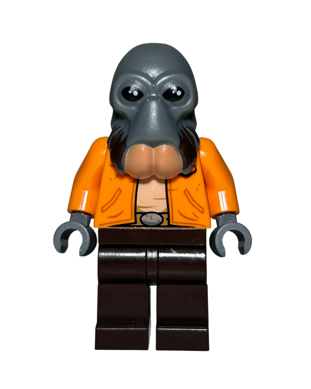 Lego Star Wars Minifigur Ponda Baba SW1124 Vorderansicht brick2d2