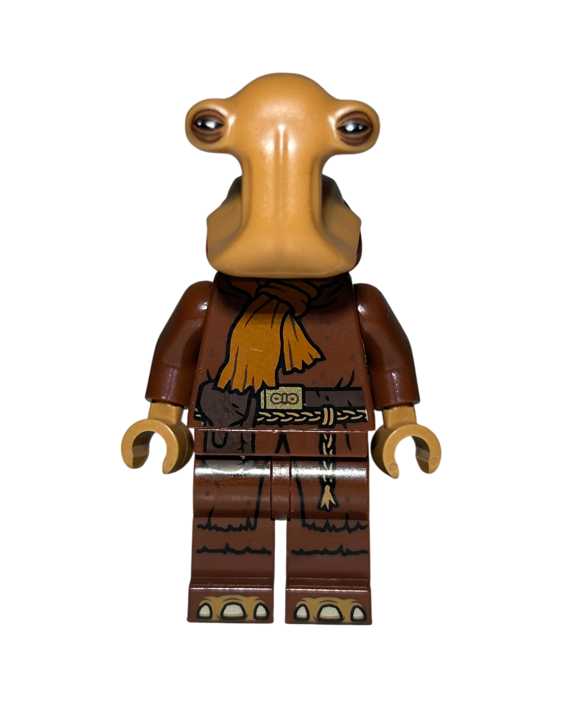 Lego Star Wars Minifigur Momaw Nadon SW1128 Vorderansicht brick2d2