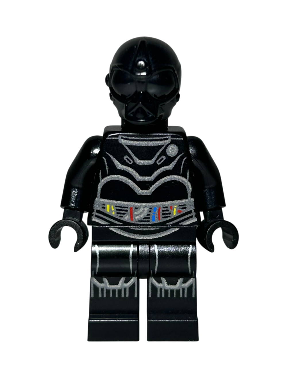 NI L8 Protocol Droid SW1136 LEGO Star Wars Minifigur Vorderansicht brick2d2