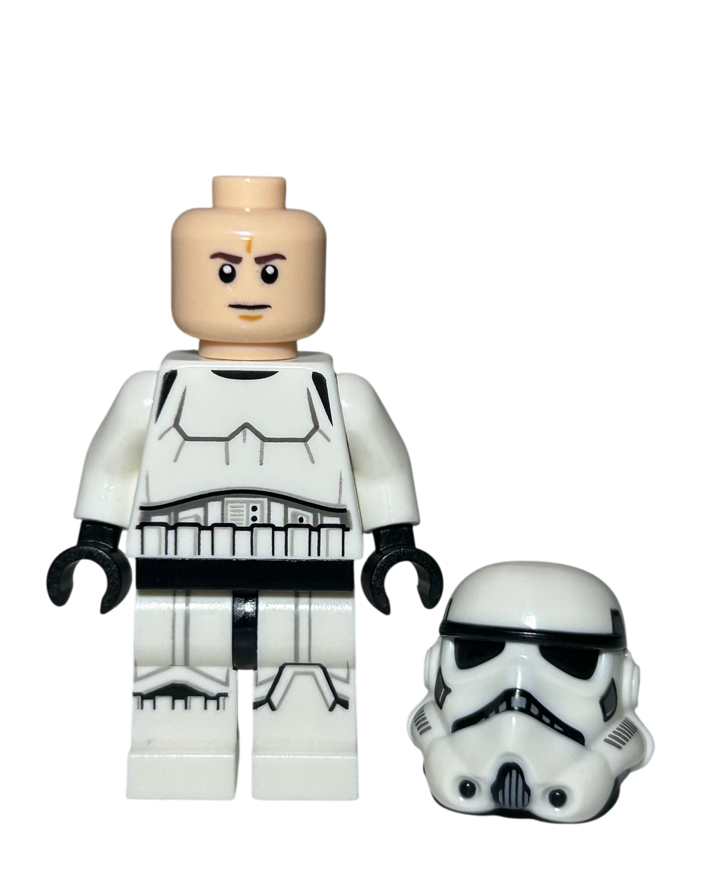 Imperial Stormtrooper SW1137 LEGO Star Wars Minifigur Dual Molded Helm Detailansicht brick2d2