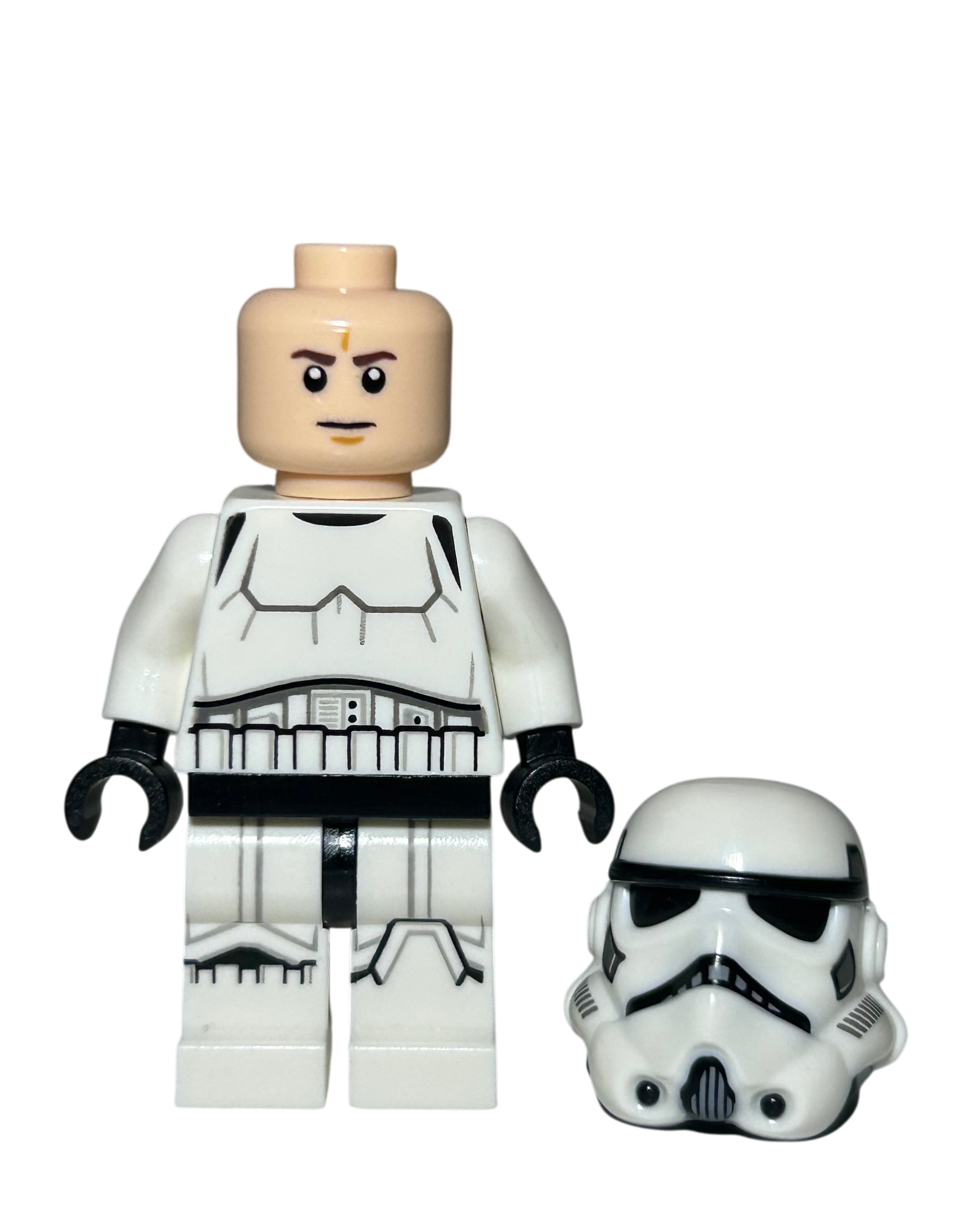 Imperial Stormtrooper SW1137 LEGO Star Wars Minifigur Dual Molded Helm Detailansicht brick2d2