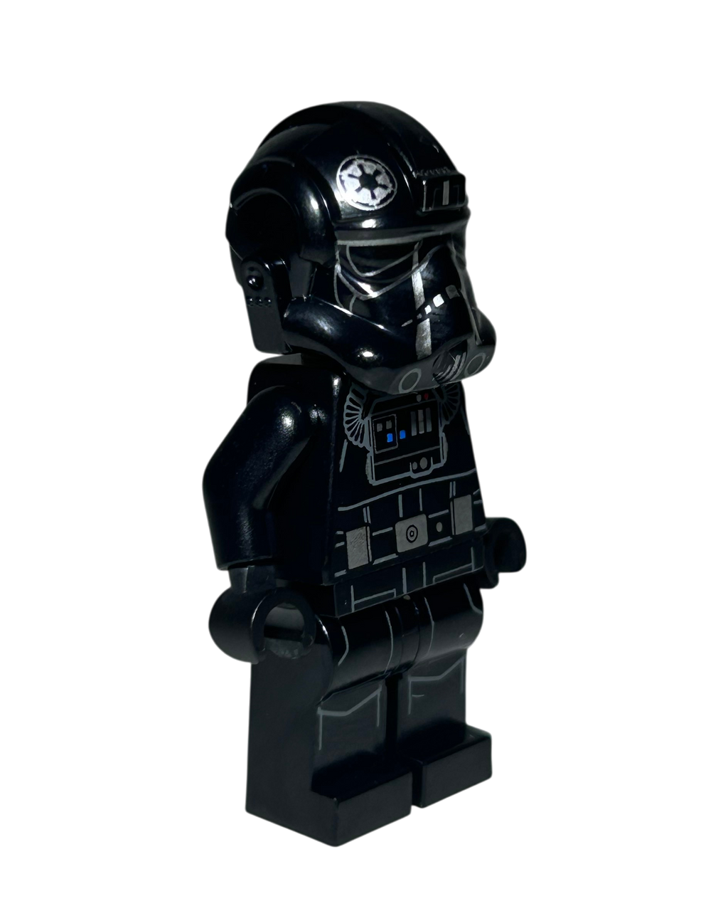 Imperial TIE Fighter Pilot SW1138 LEGO Star Wars Minifigur 2021 Seitenansicht links brick2d2