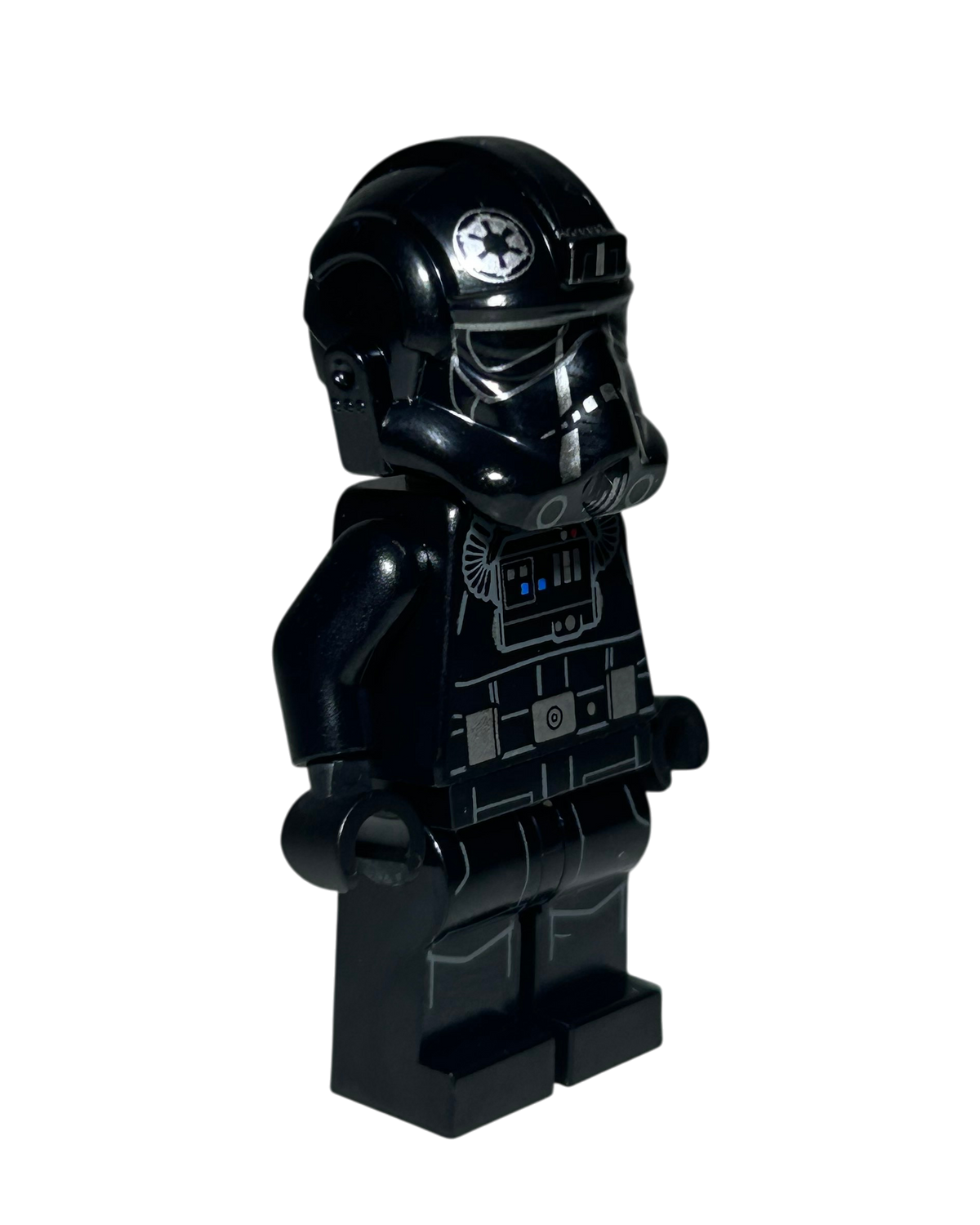 Imperial TIE Fighter Pilot SW1138 LEGO Star Wars Minifigur 2021 Seitenansicht links brick2d2