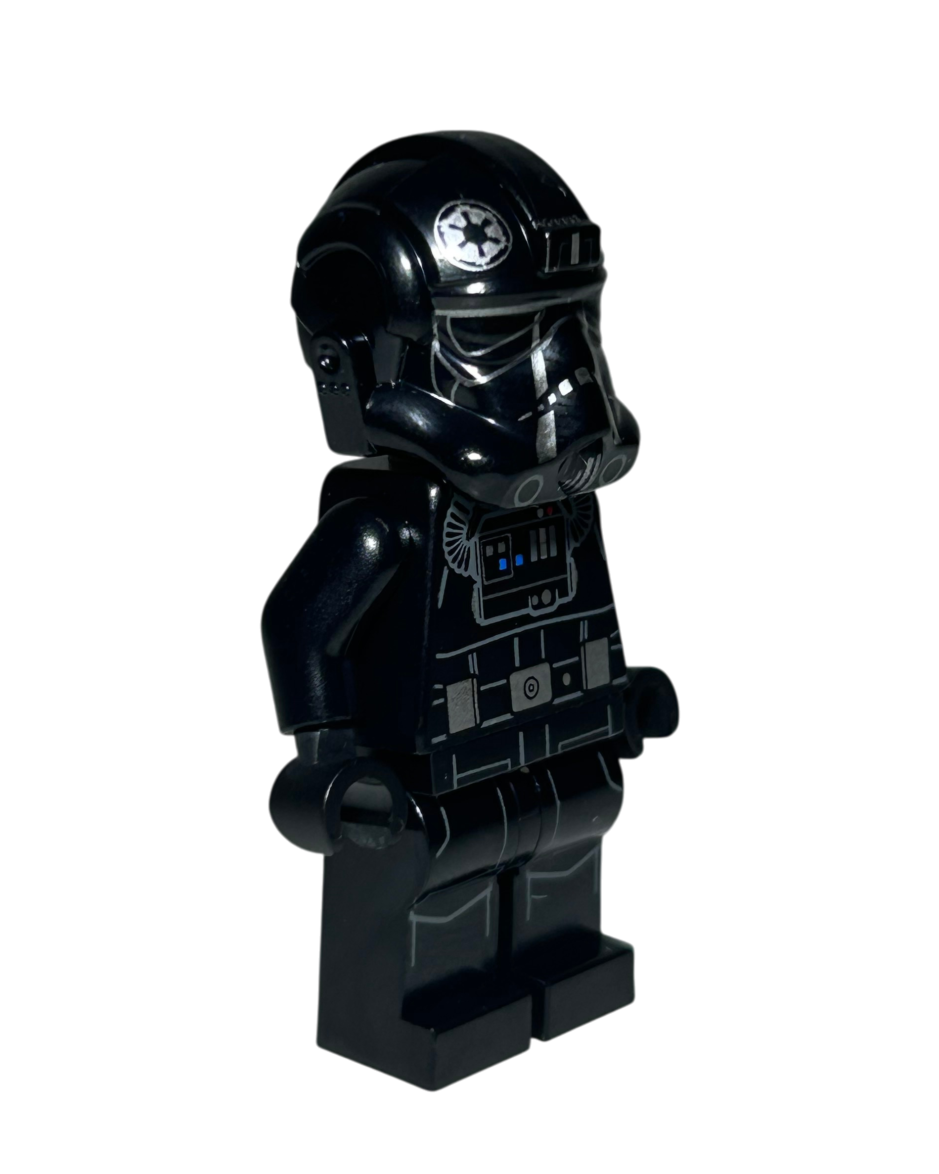 Imperial TIE Fighter Pilot SW1138 LEGO Star Wars Minifigur 2021 Seitenansicht links brick2d2