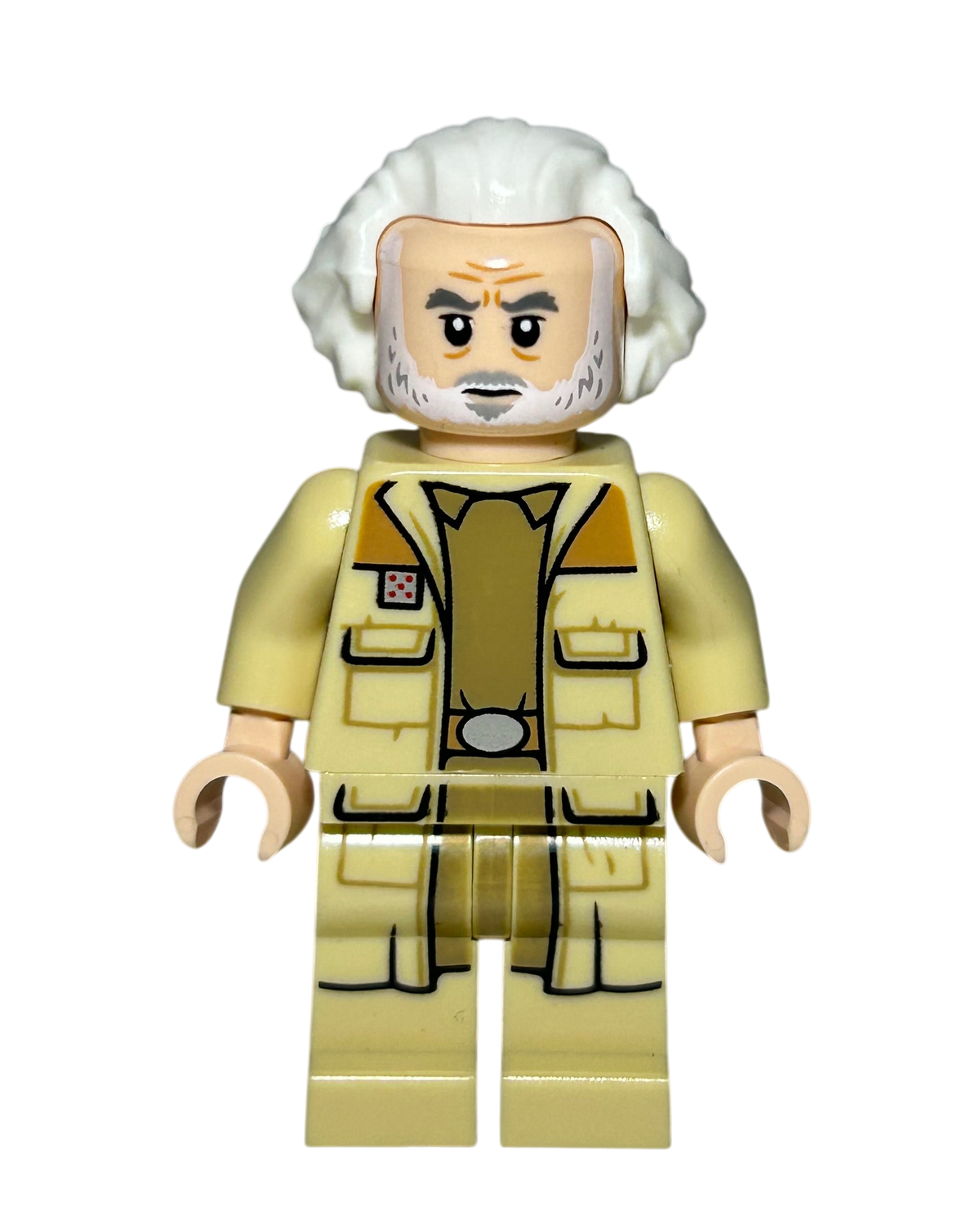 General Jan Dodonna SW1140 LEGO Star Wars Minifigur Vorderansicht brick2d2