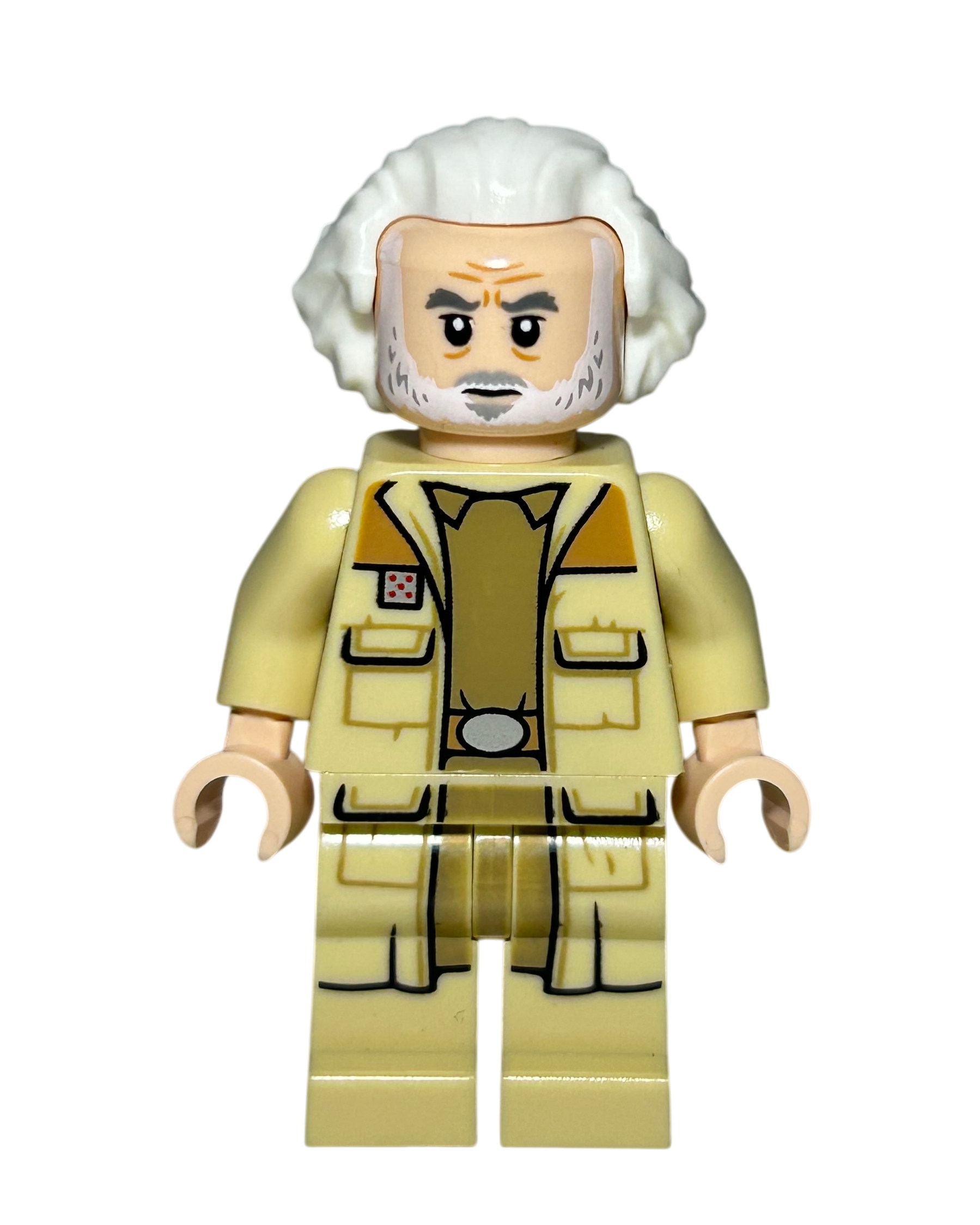 General Jan Dodonna SW1140 LEGO Star Wars Minifigur Vorderansicht brick2d2