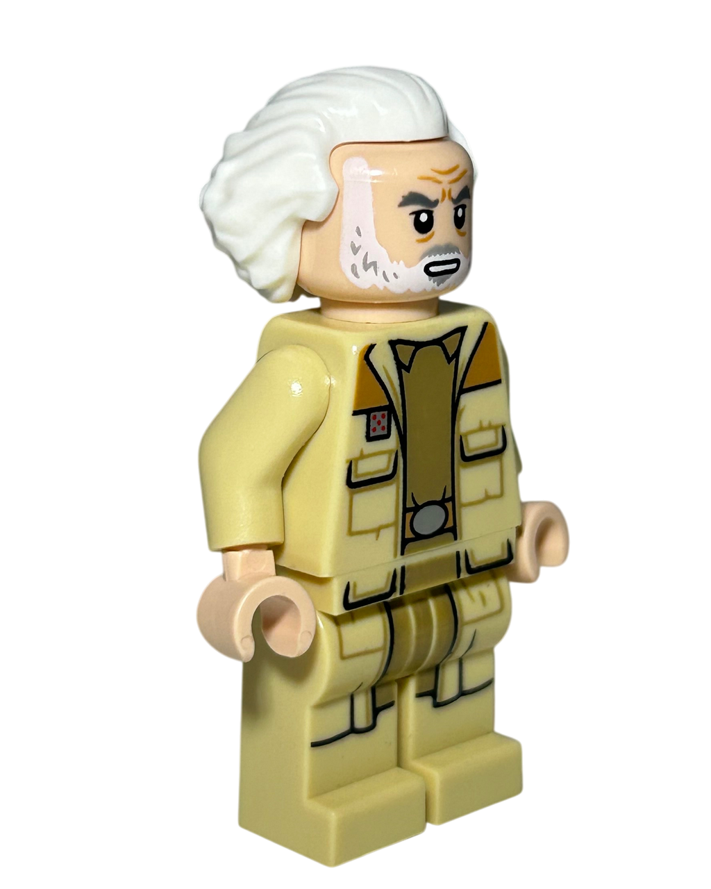 General Jan Dodonna SW1140 LEGO Star Wars Minifigur Seitenansicht links brick2d2