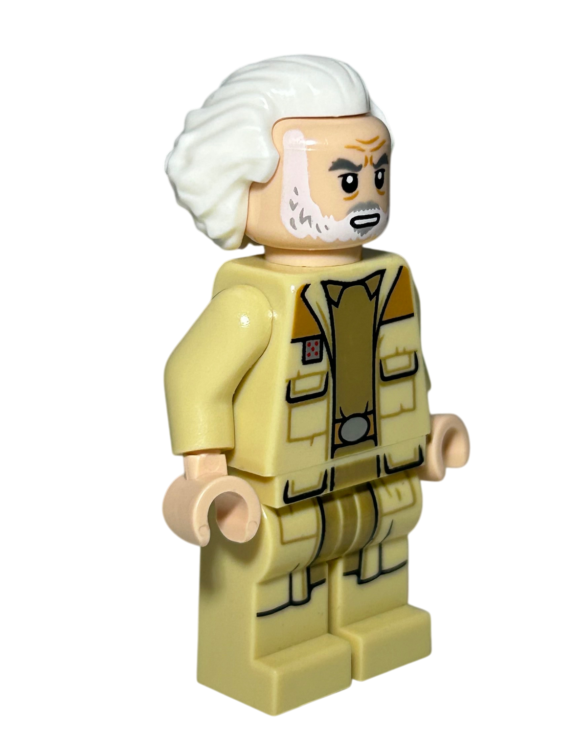 General Jan Dodonna SW1140 LEGO Star Wars Minifigur Seitenansicht links brick2d2