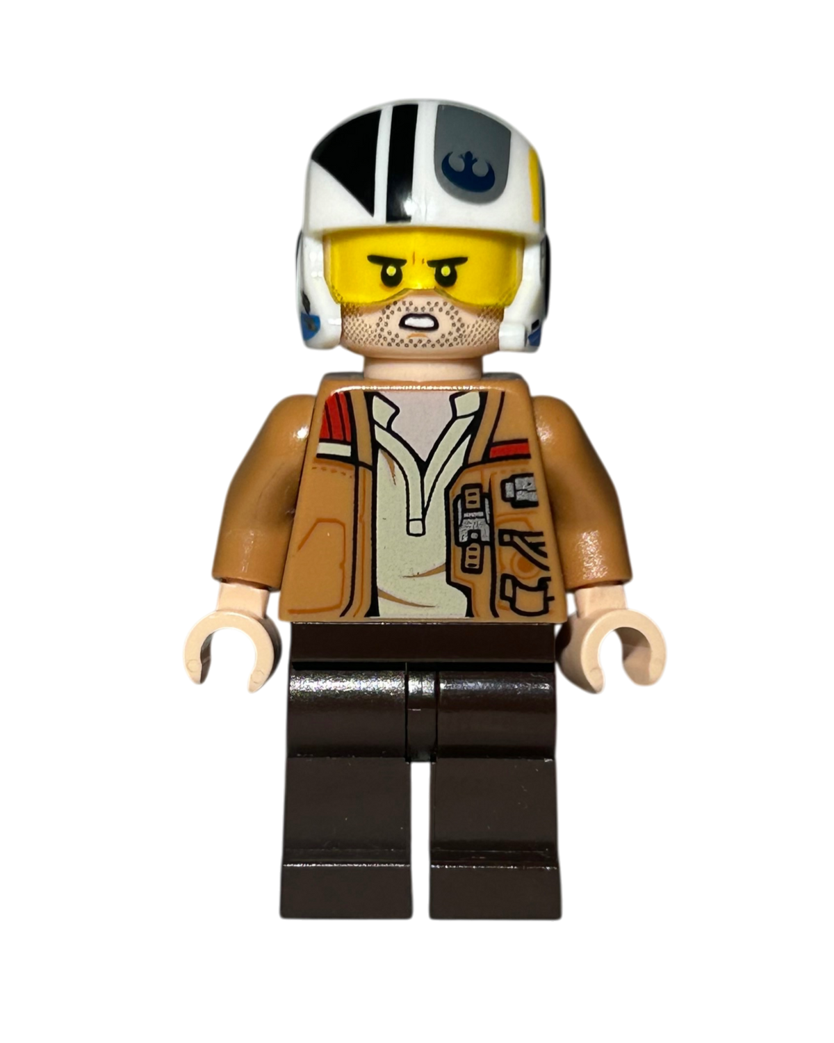 Poe Dameron SW1145 LEGO Star Wars Minifigur Detailansicht