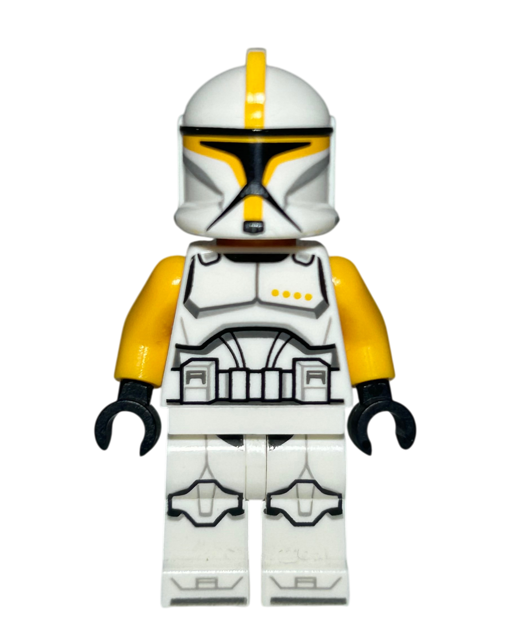 Clone Trooper Commander Phase 1 SW1146 LEGO Star Wars Minifigur Vorderansicht brick2d2