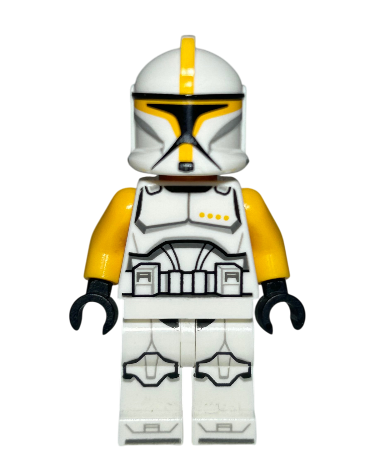 Clone Trooper Commander Phase 1 SW1146 LEGO Star Wars Minifigur Vorderansicht brick2d2