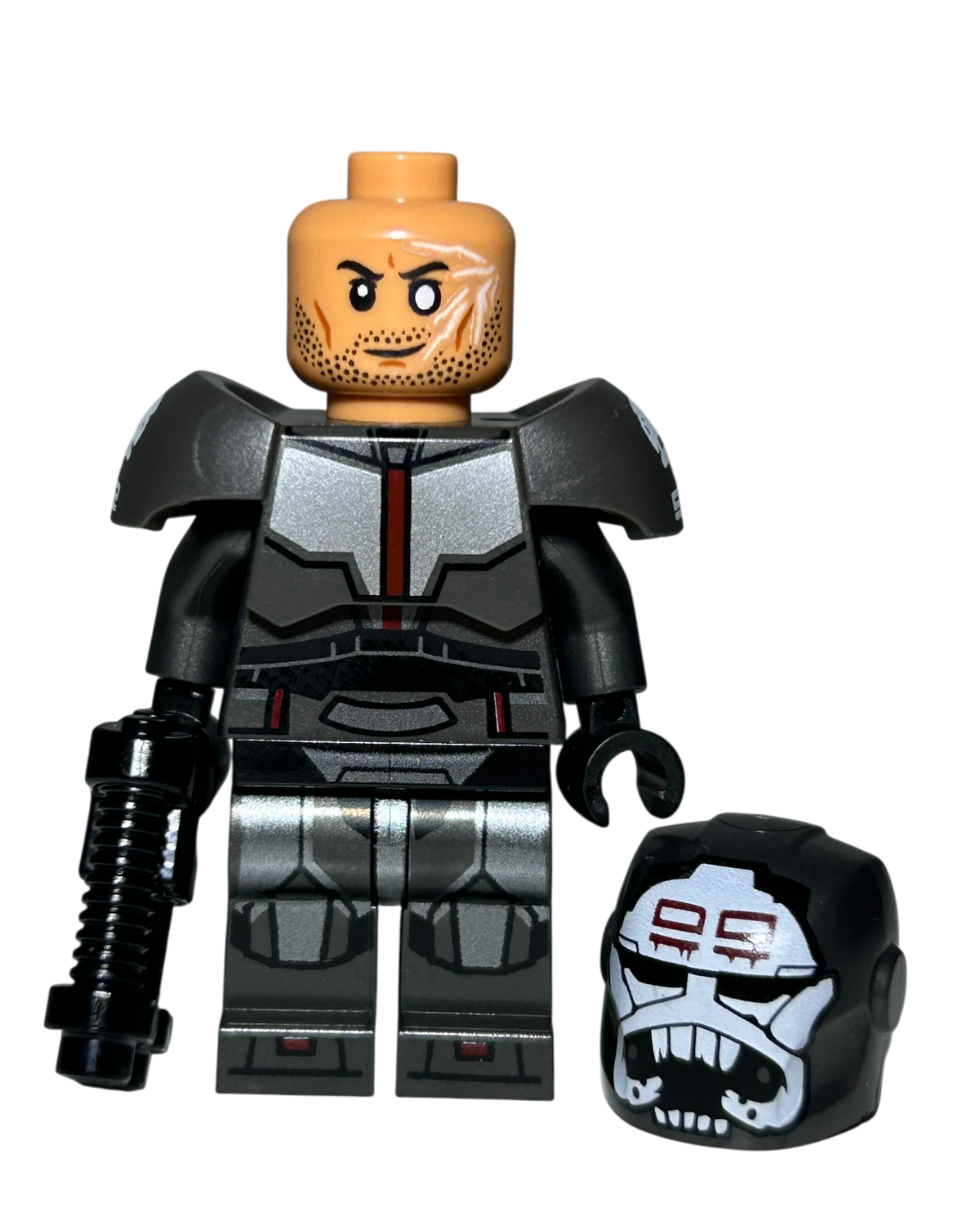 Clone Commando Wrecker SW1149 LEGO Star Wars Minifigur Detailansicht brick2d2