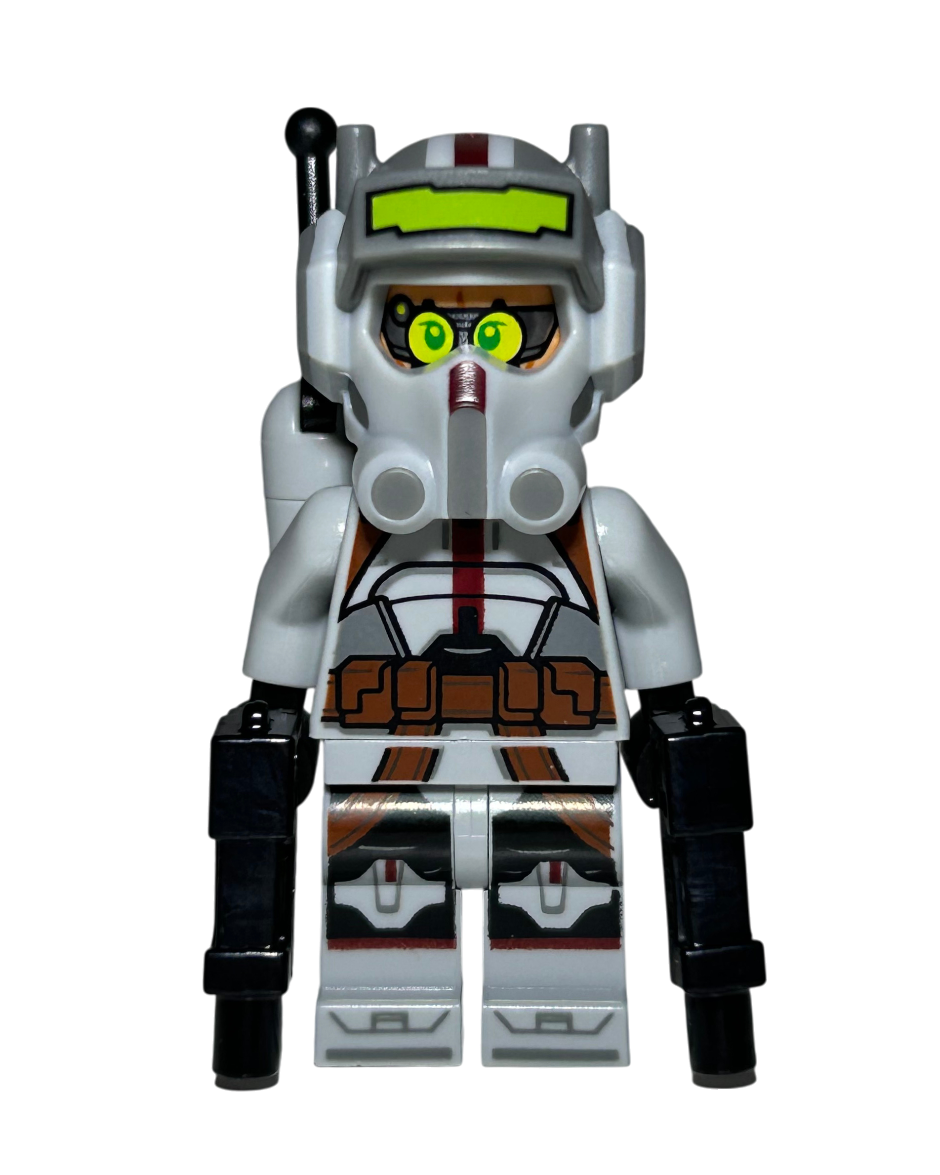 Clone Commando Tech SW1150 LEGO Star Wars Minifigur Vorderansicht brick2d2