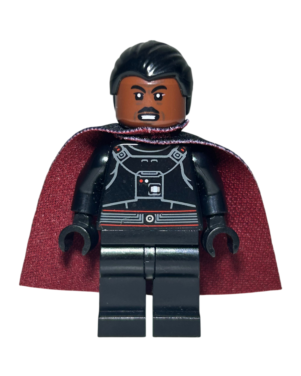 Moff Gideon mit Umhang SW1160 LEGO Star Wars Minifigur Vorderansicht brick2d2