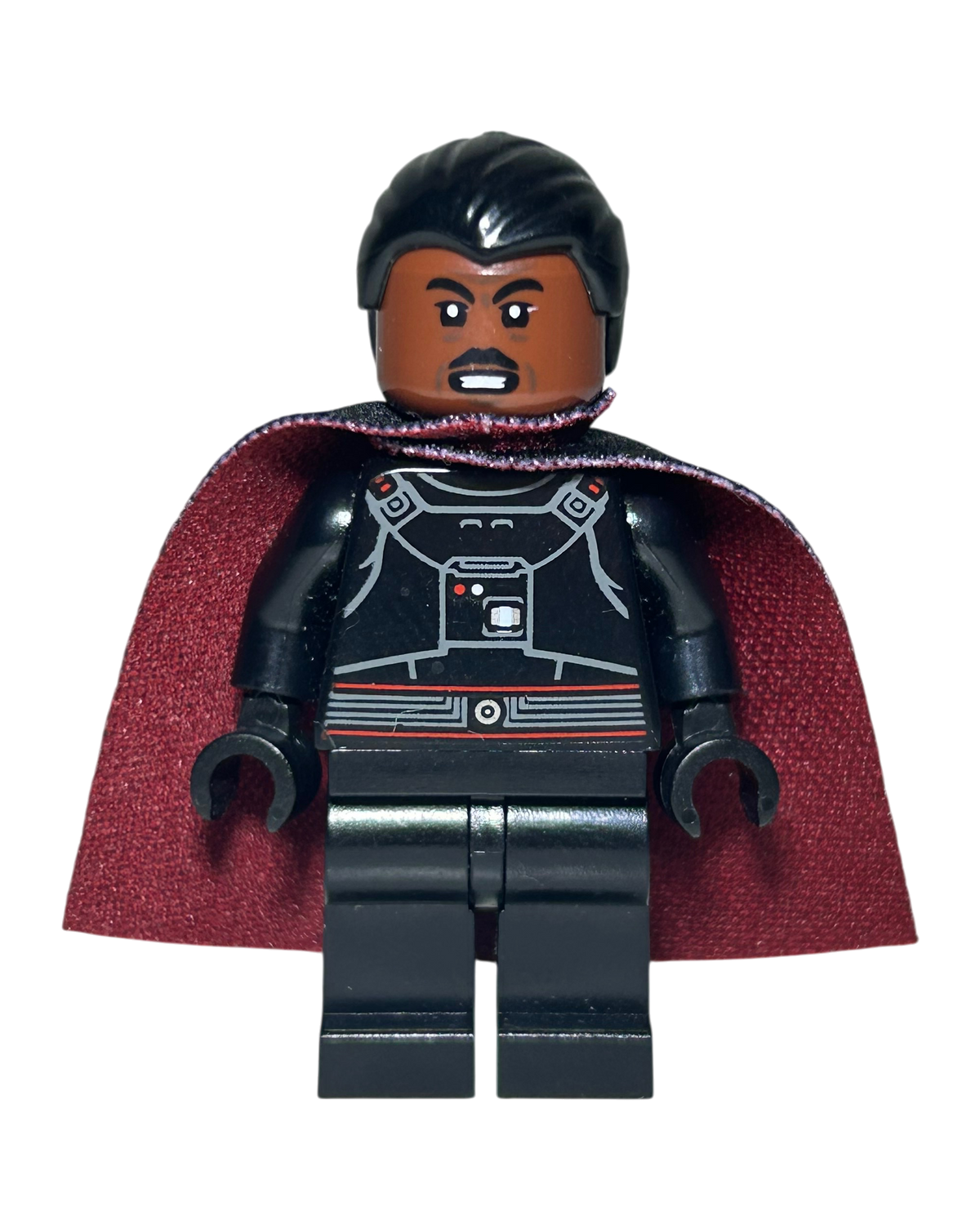 Moff Gideon mit Umhang SW1160 LEGO Star Wars Minifigur Vorderansicht brick2d2