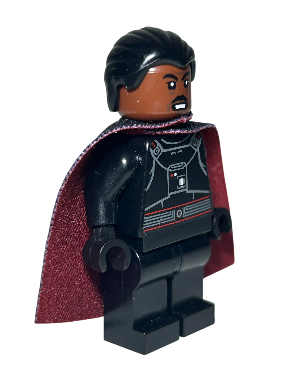 Moff Gideon mit Umhang SW1160 LEGO Star Wars Minifigur Seitenansicht links brick2d2
