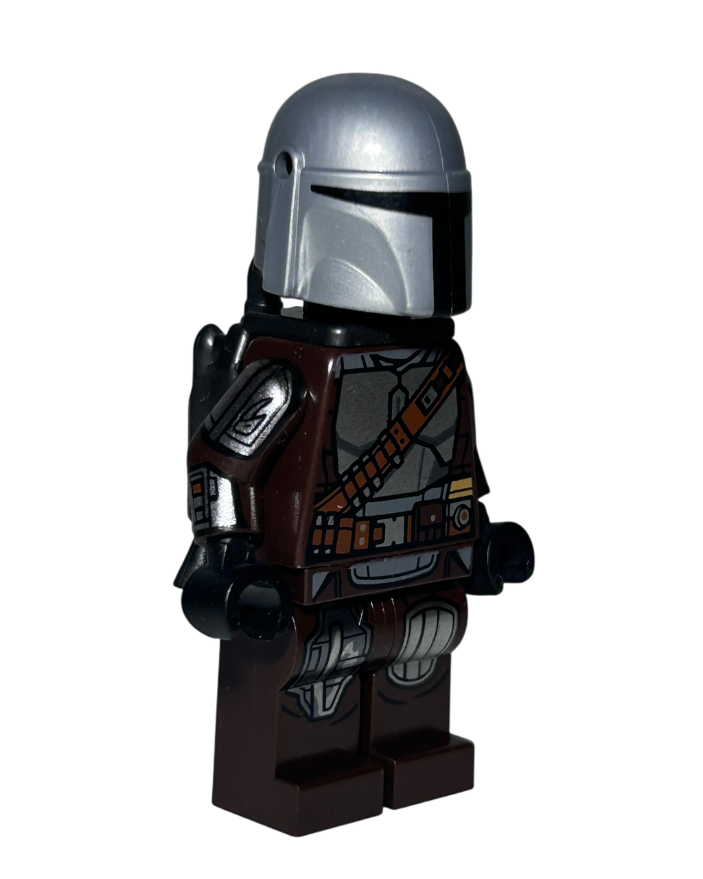 The Mandalorian Din Djarin SW1166 LEGO Star Wars Minifigur Seitenansicht brick2d2