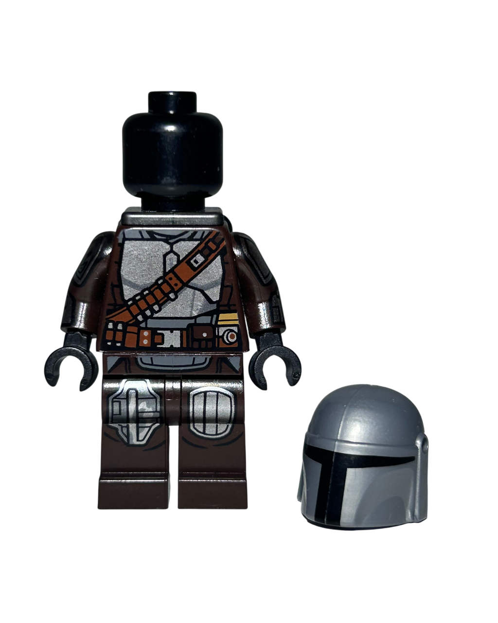 The Mandalorian Din Djarin SW1166 LEGO Star Wars Minifigur Detailansicht brick2d2