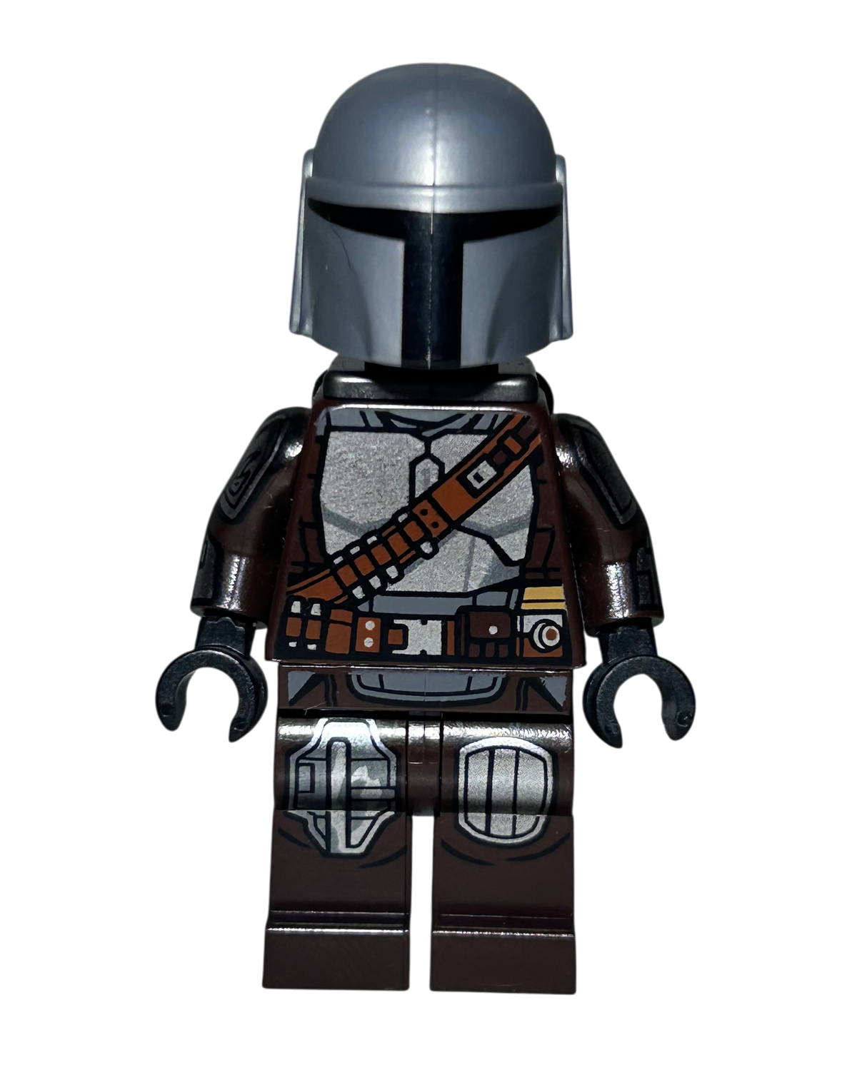The Mandalorian Din Djarin SW1166 LEGO Star Wars Minifigur Vorderansicht brick2d2
