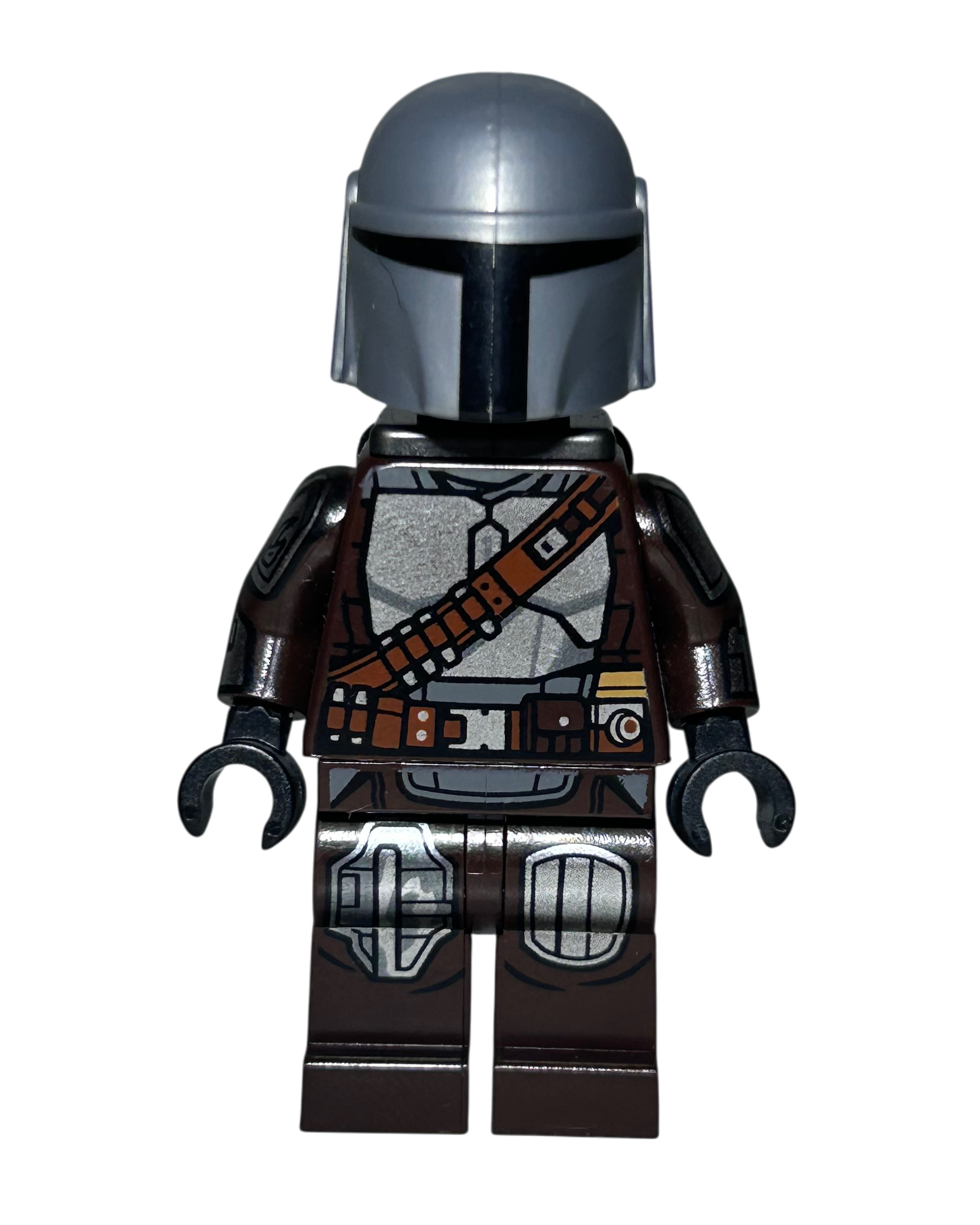 The Mandalorian Din Djarin SW1166 LEGO Star Wars Minifigur Vorderansicht brick2d2