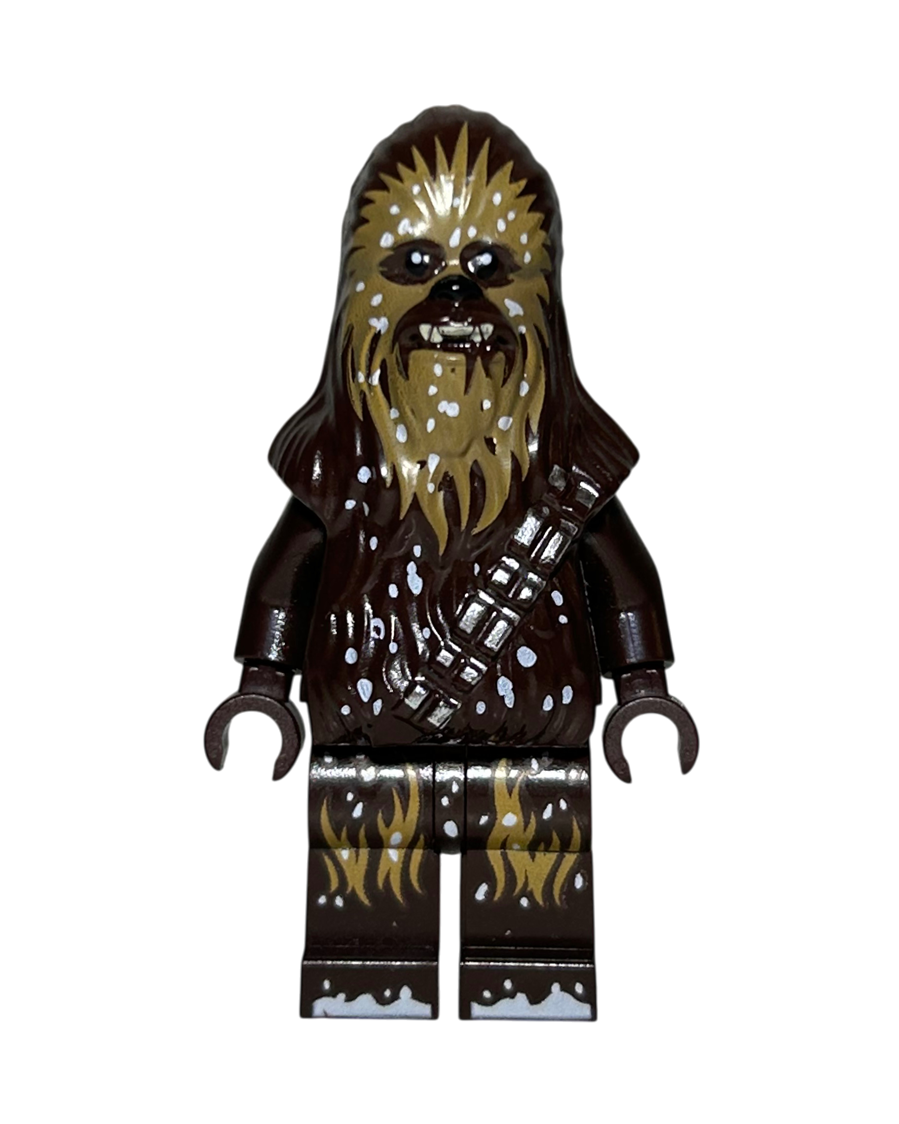 Chewbacca SW1184 Schneeflocken LEGO Star Wars Minifigur Vorderansicht brick2d2