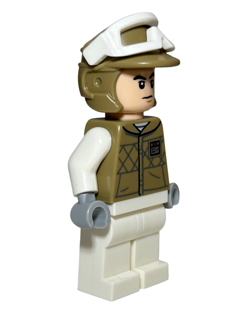 Hoth Rebel Trooper (Beige) SW1187 LEGO Star Wars Minifigur Seitenansicht