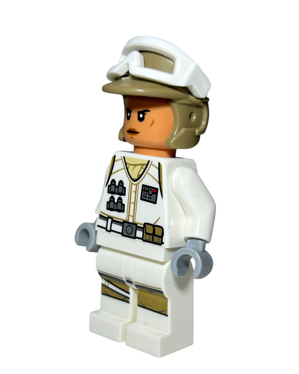 Hoth Rebel Trooper Weiblich SW1188 LEGO Star Wars Minifigur Seitenansicht rechts brick2d2
