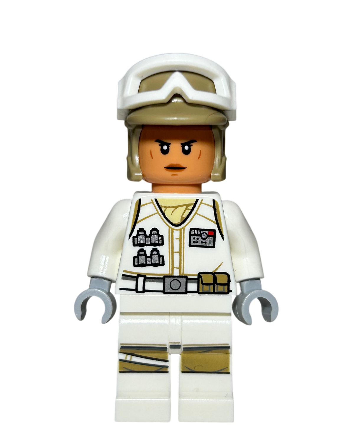 Hoth Rebel Trooper Weiblich SW1188 LEGO Star Wars Minifigur Vorderansicht brick2d2