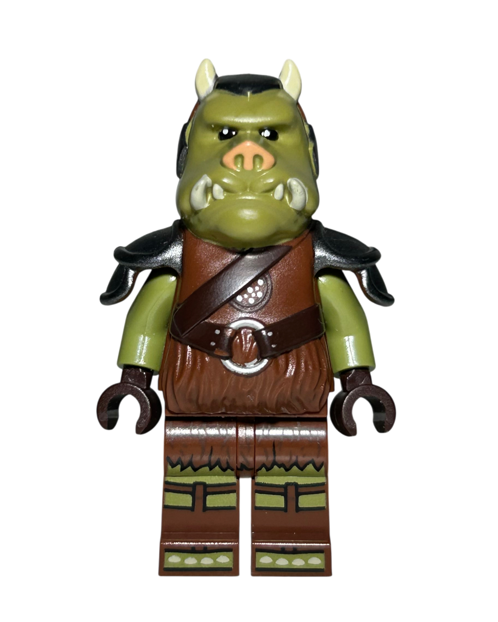 Lego Star Wars Minifigur Gamorran Guard SW1196 Vorderansicht brick2d2