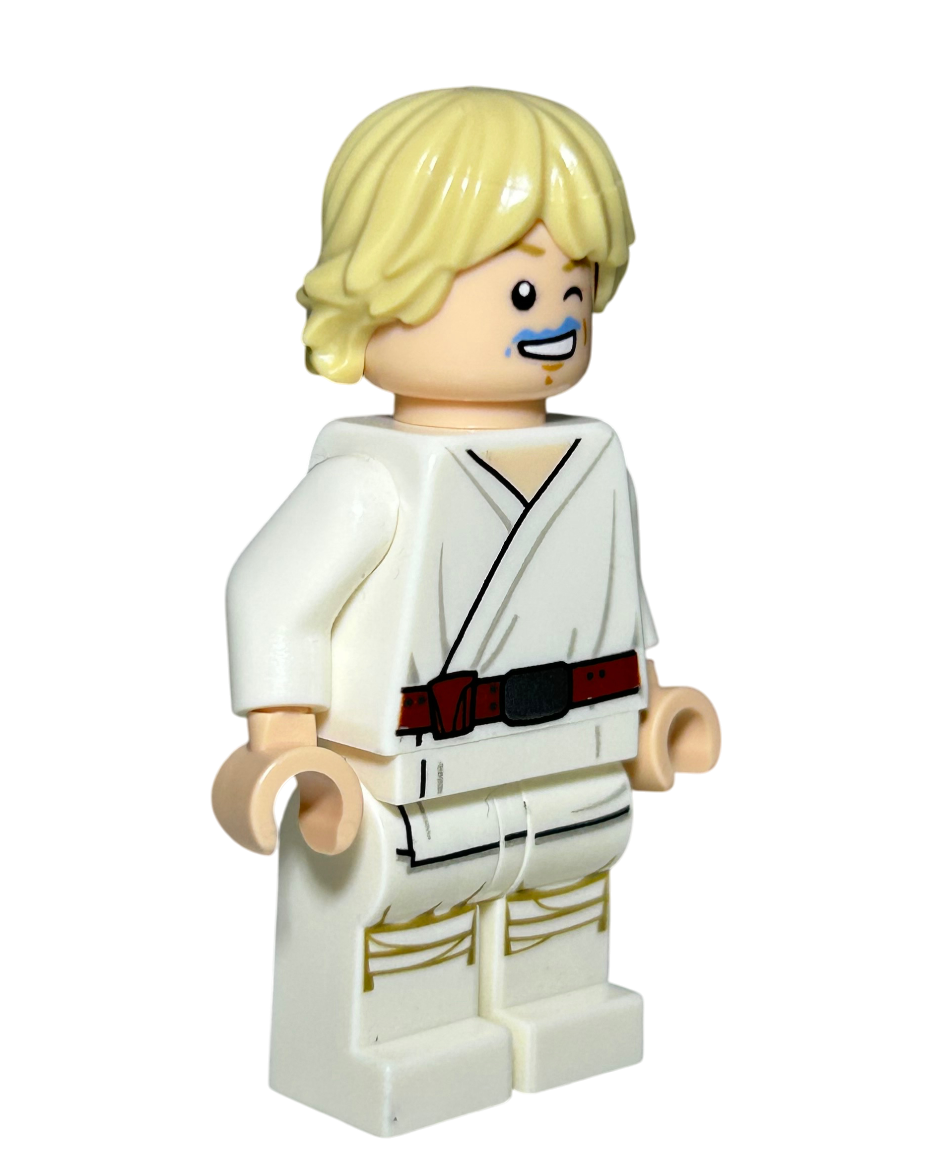 Luke Skywalker Blaue Bantha Milch SW1198 LEGO Star Wars Minifigur Seitenansicht links brick2d2