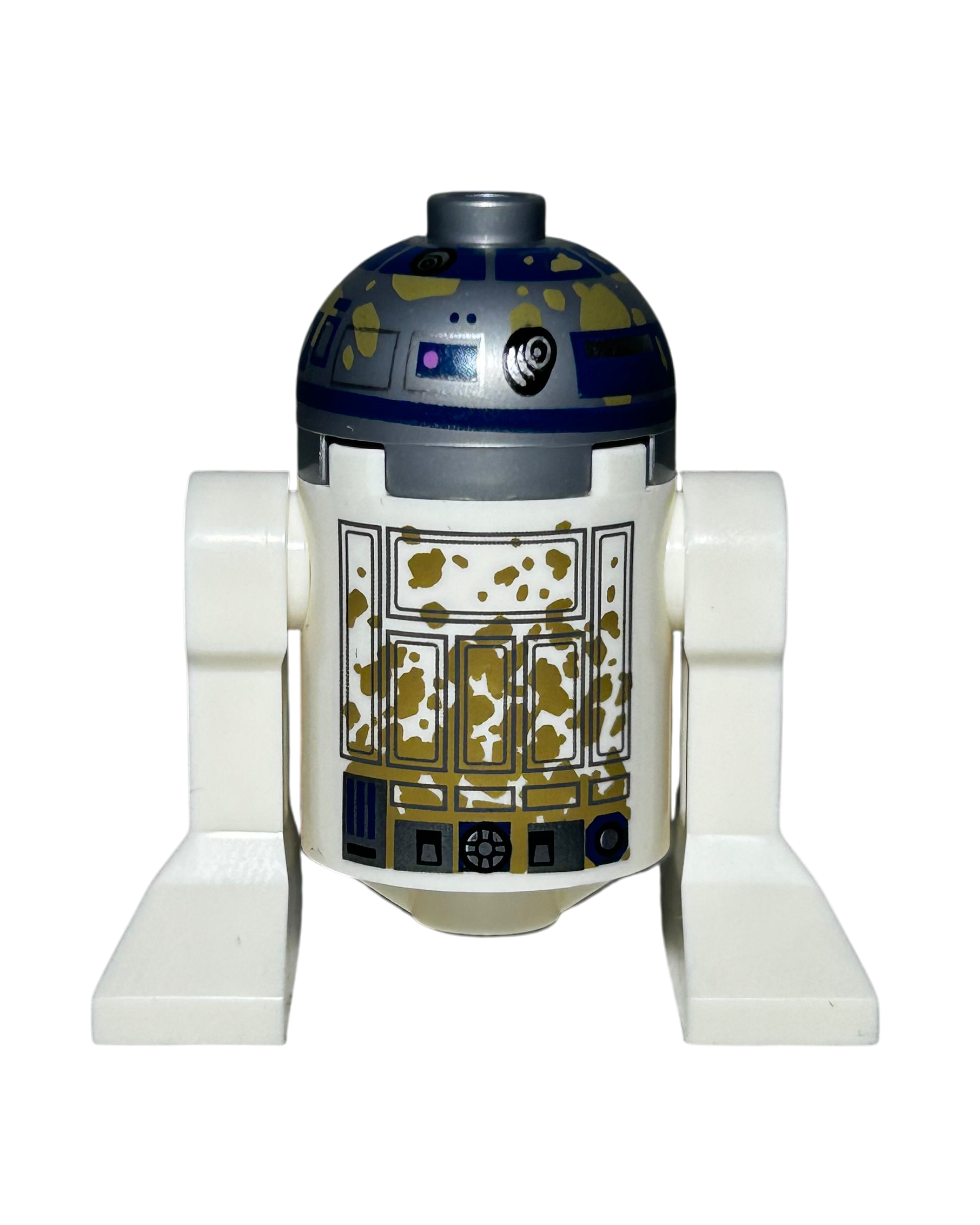 R2-D2 Dreckig SW1200 LEGO Star Wars Minifigur Rückansicht brick2d2