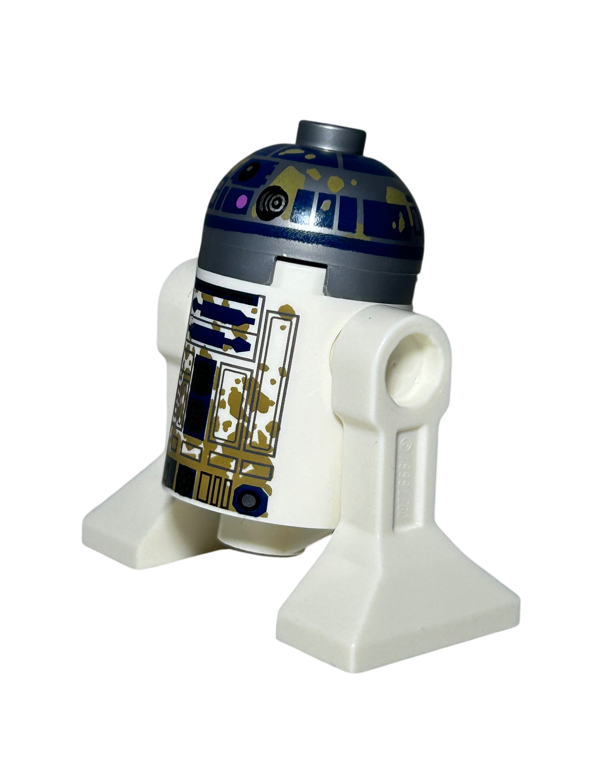 R2-D2 Dreckig SW1200 LEGO Star Wars Minifigur Seitenansicht rechts brick2d2