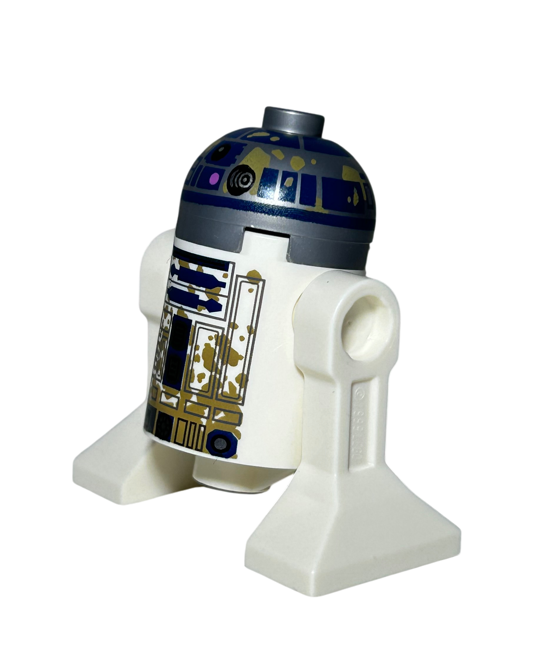 R2-D2 Dreckig SW1200 LEGO Star Wars Minifigur Seitenansicht rechts brick2d2