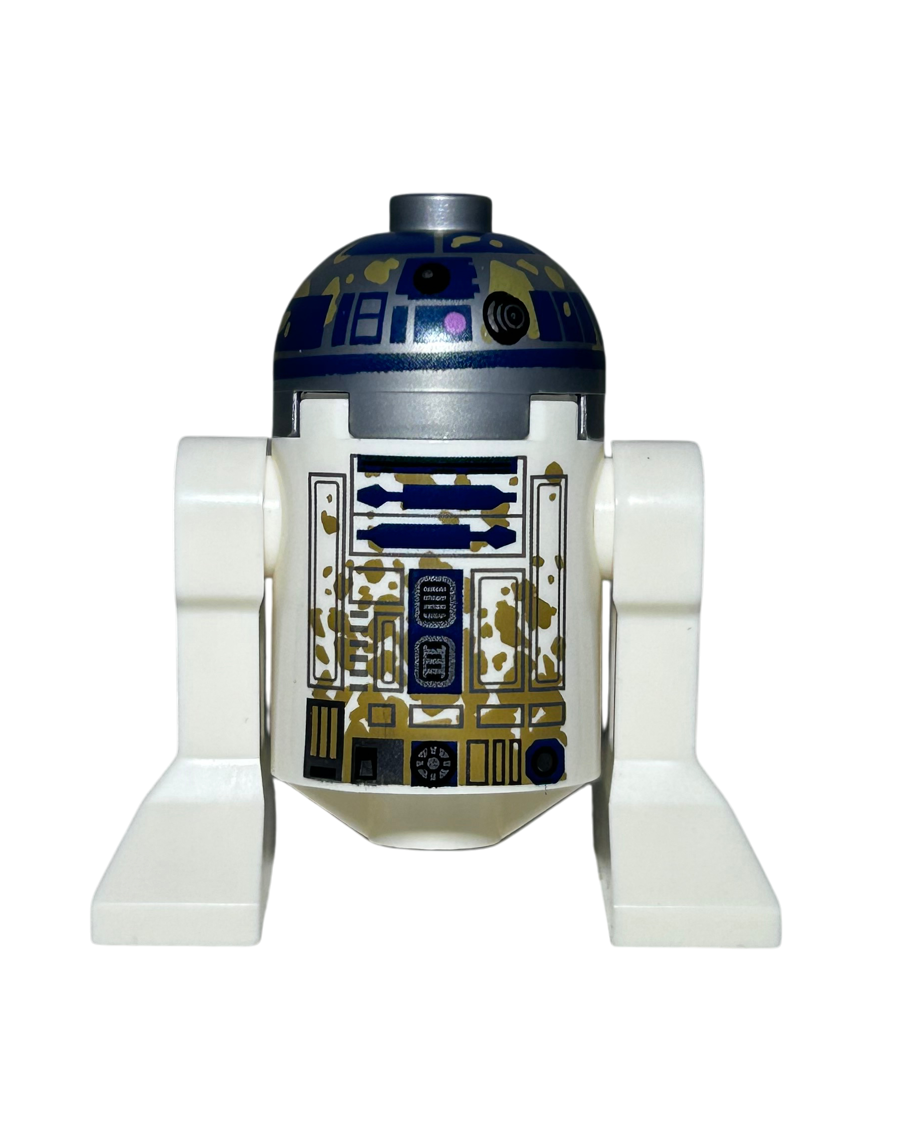 R2-D2 Dreckig SW1200 LEGO Star Wars Minifigur Vorderansicht brick2d2