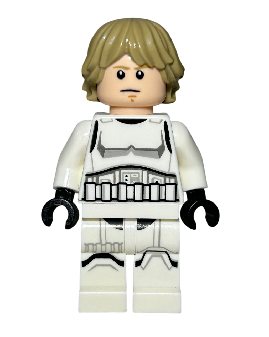 Luke Skywalker Stormtrooper Outfit SW1203 LEGO Star Wars Minifigur Vorderansicht brick2d2