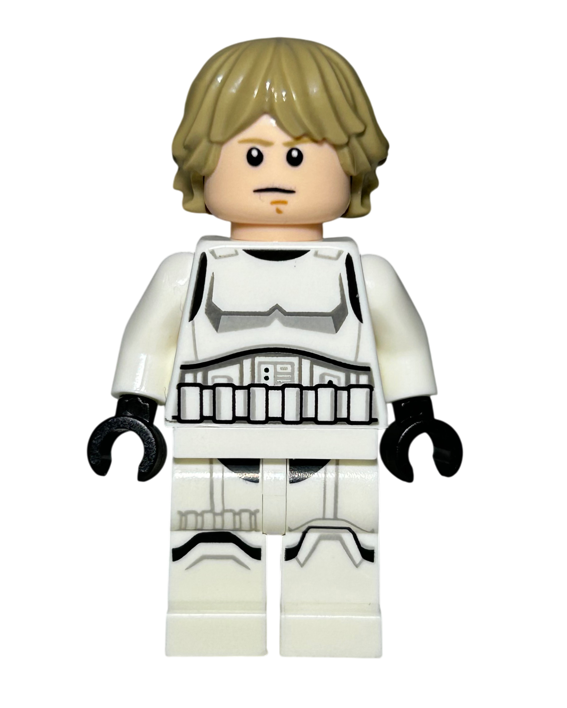 Luke Skywalker Stormtrooper Outfit SW1203 LEGO Star Wars Minifigur Vorderansicht brick2d2