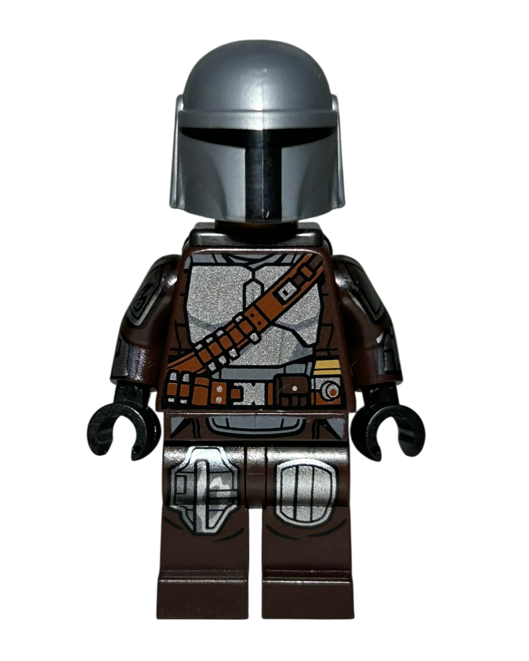 LEGO Star Wars Minifigur The Mandalorian Din Djarin SW1212 Vorderansicht – Brick2D2