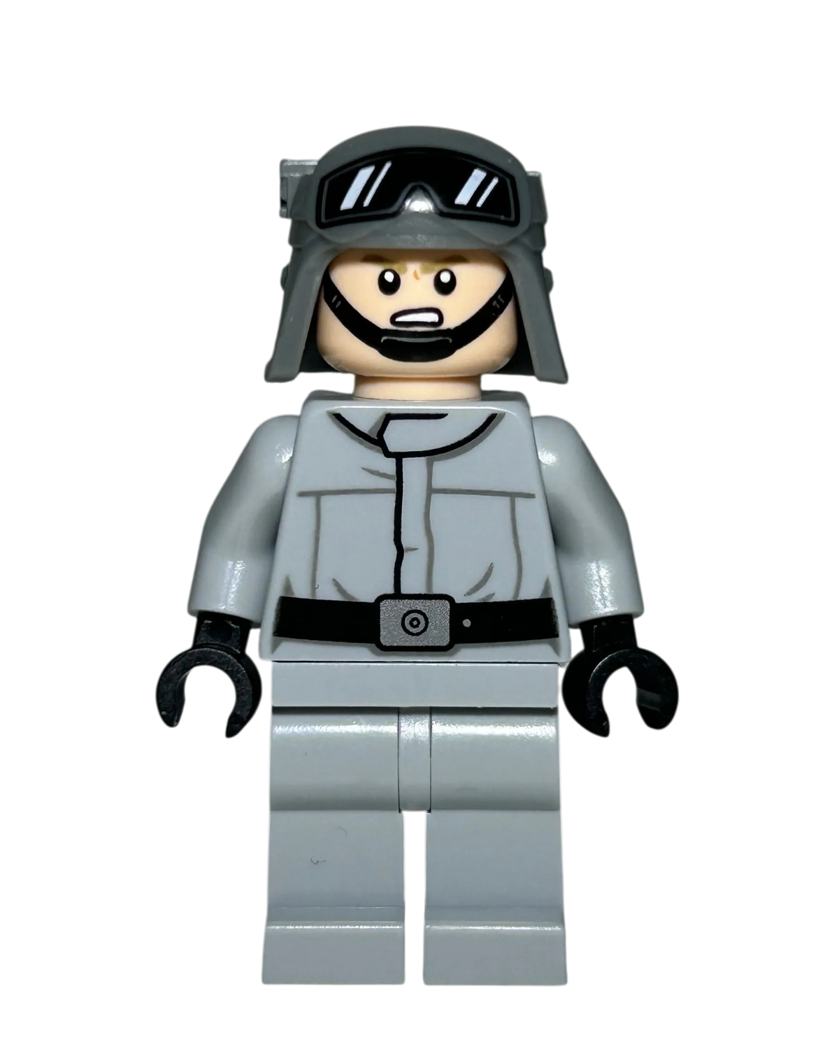 Imperial AT-ST Driver SW1217 LEGO Star Wars Minifigur Helm mit Brille Detailansicht brick2d2